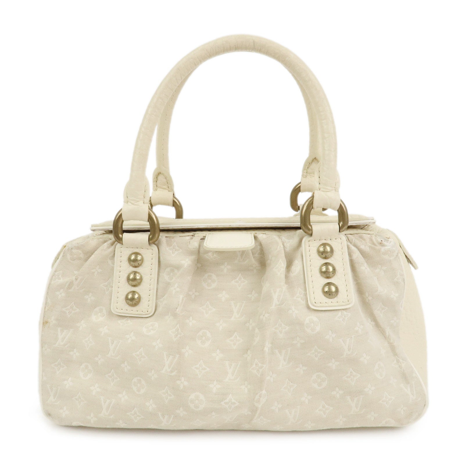 Louis Vuitton Monogram Mini Lin Trapeze PM Hand Bag Dune M40061