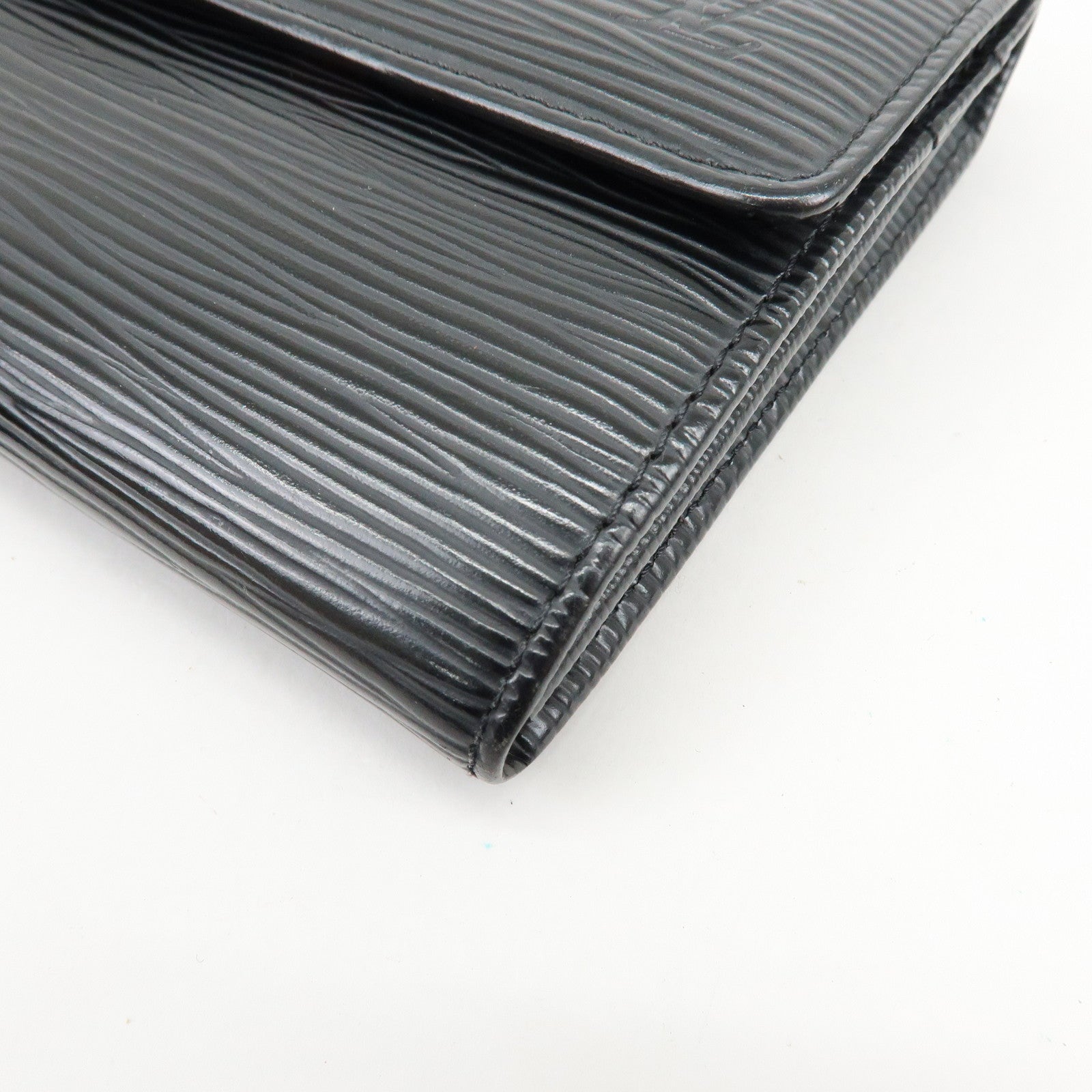 Louis Vuitton Epi Portefeuille Sarah Wallet Noir Black M63742