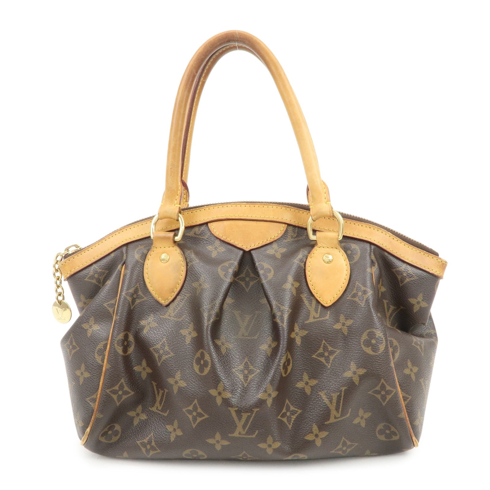 Louis Vuitton Monogram Tivoli PM Hand Bag Shoulder Bag Brown M40143