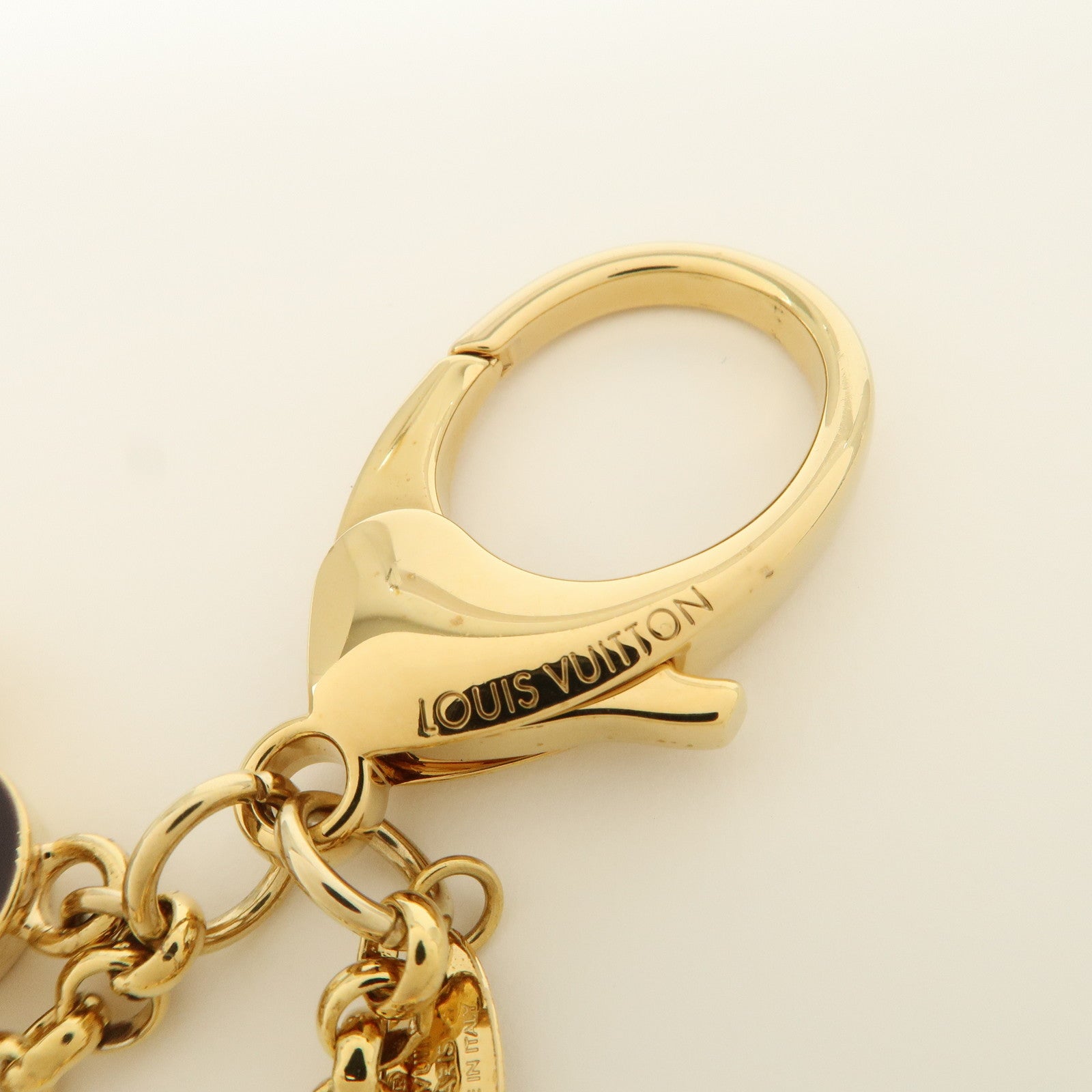 Louis Vuitton Fleur de Monogram Key Chain Bag Charm M67119