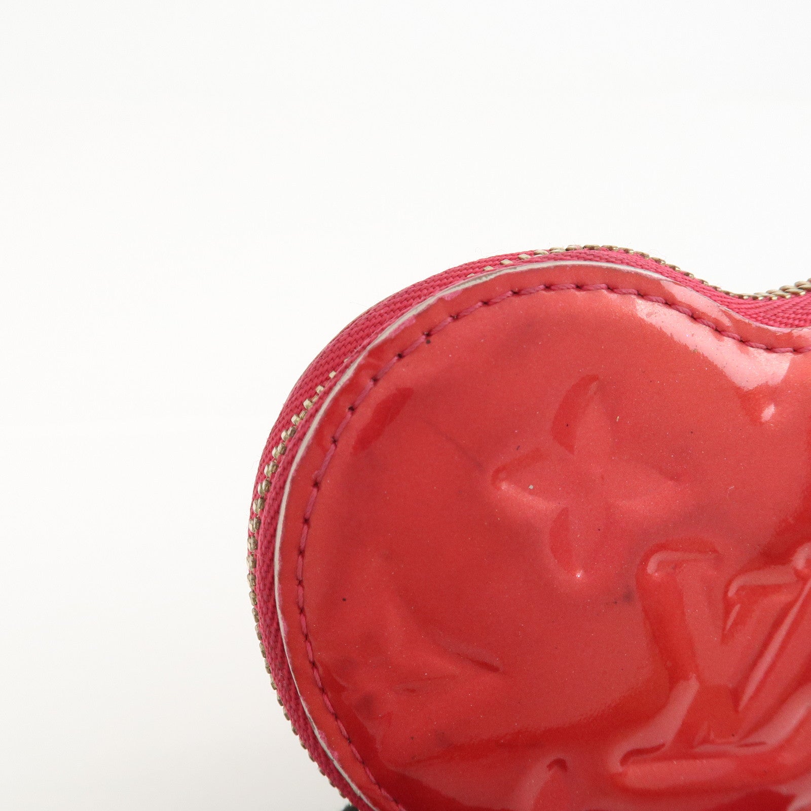 Louis Vuitton Monogram Vernis Porte Monnaie Coeur Coin Case M93657