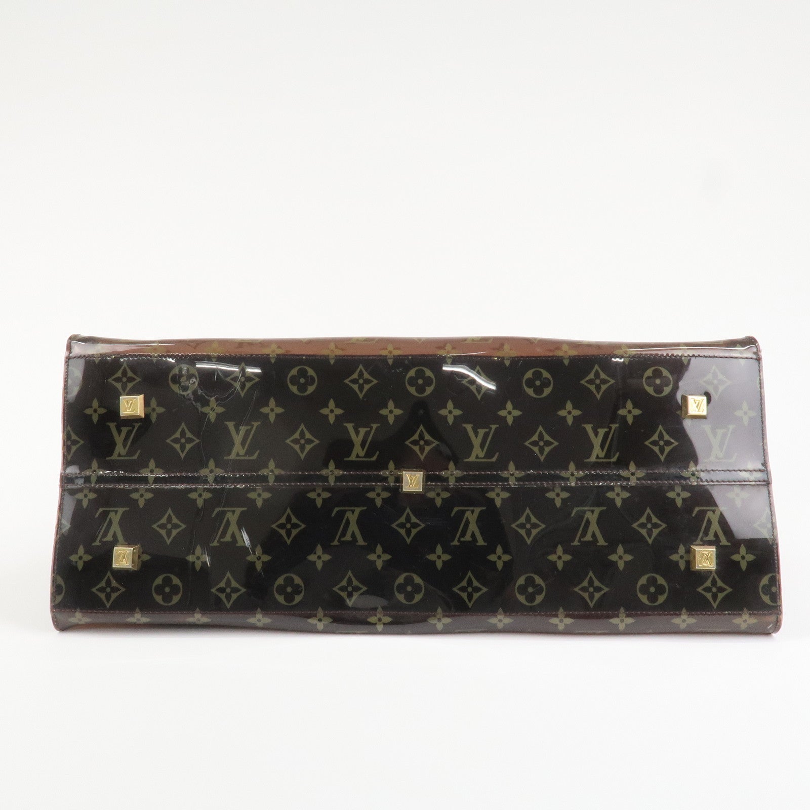 Louis Vuitton Monogram Vinyl Cabas Cruise Tote Bag Brown M50500 Used