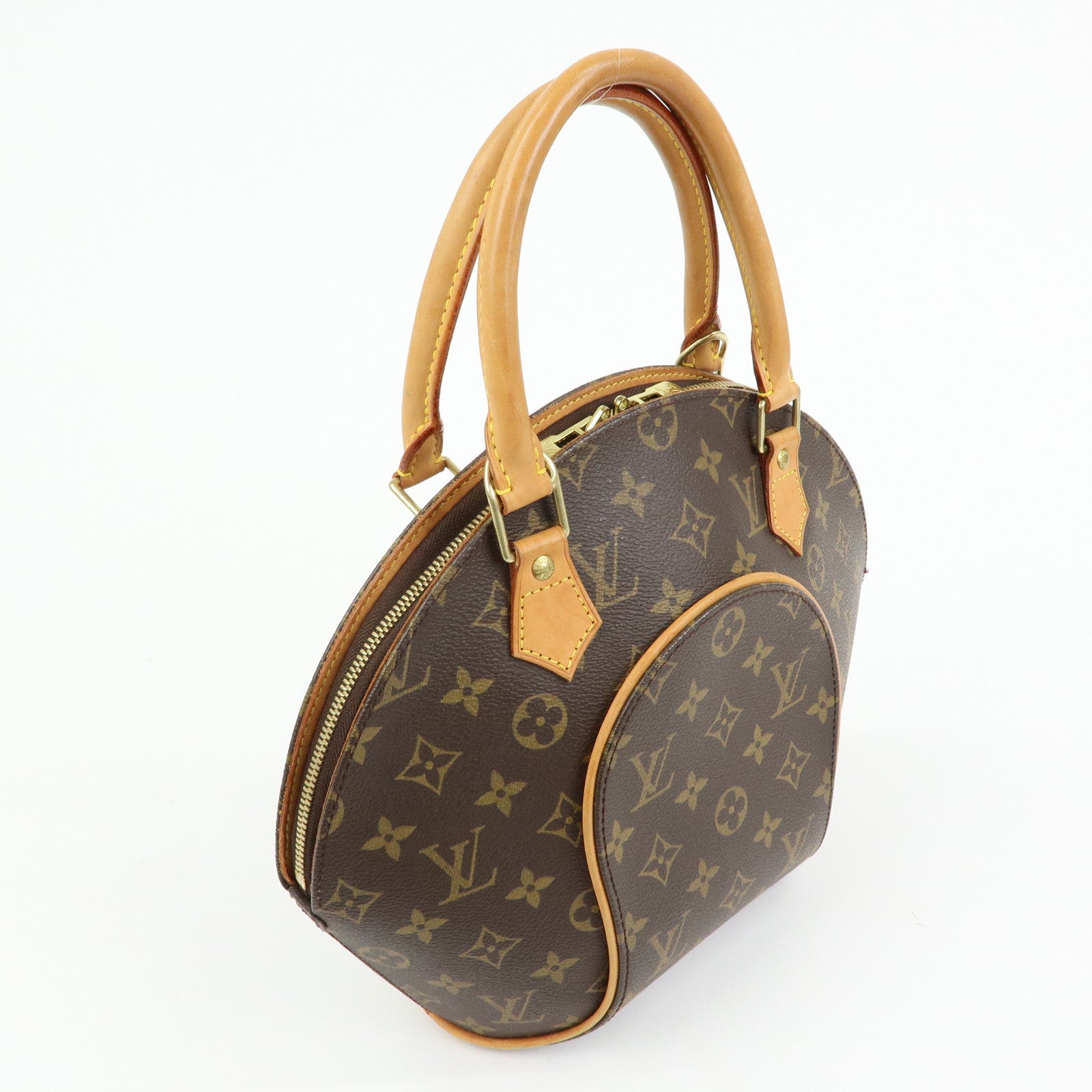 Louis Vuitton Monogram Ellipse PM Hand Bag Brown M51127