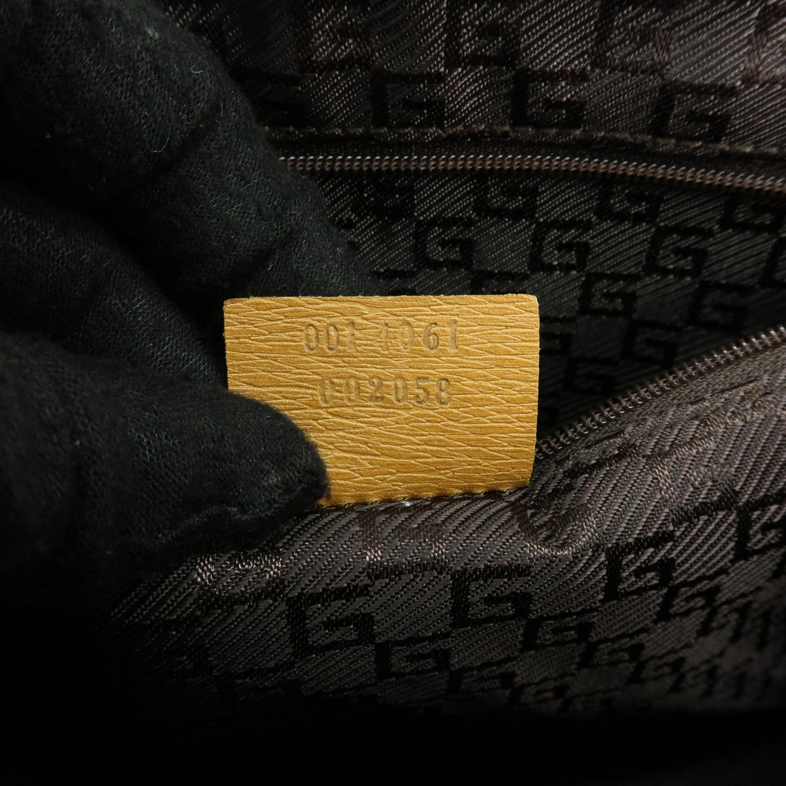 GUCCI Bamboo Jackie Leather Shoulder Bag Hand Bag Yellow 001 4061