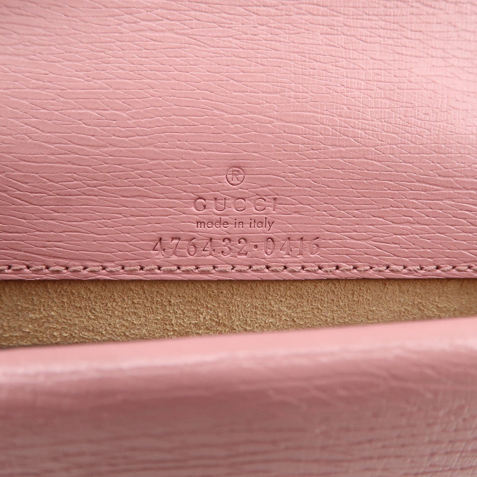 GUCCI Dionysus Super Mini Bag Heart Chain Shoulder Bag Pink 476432