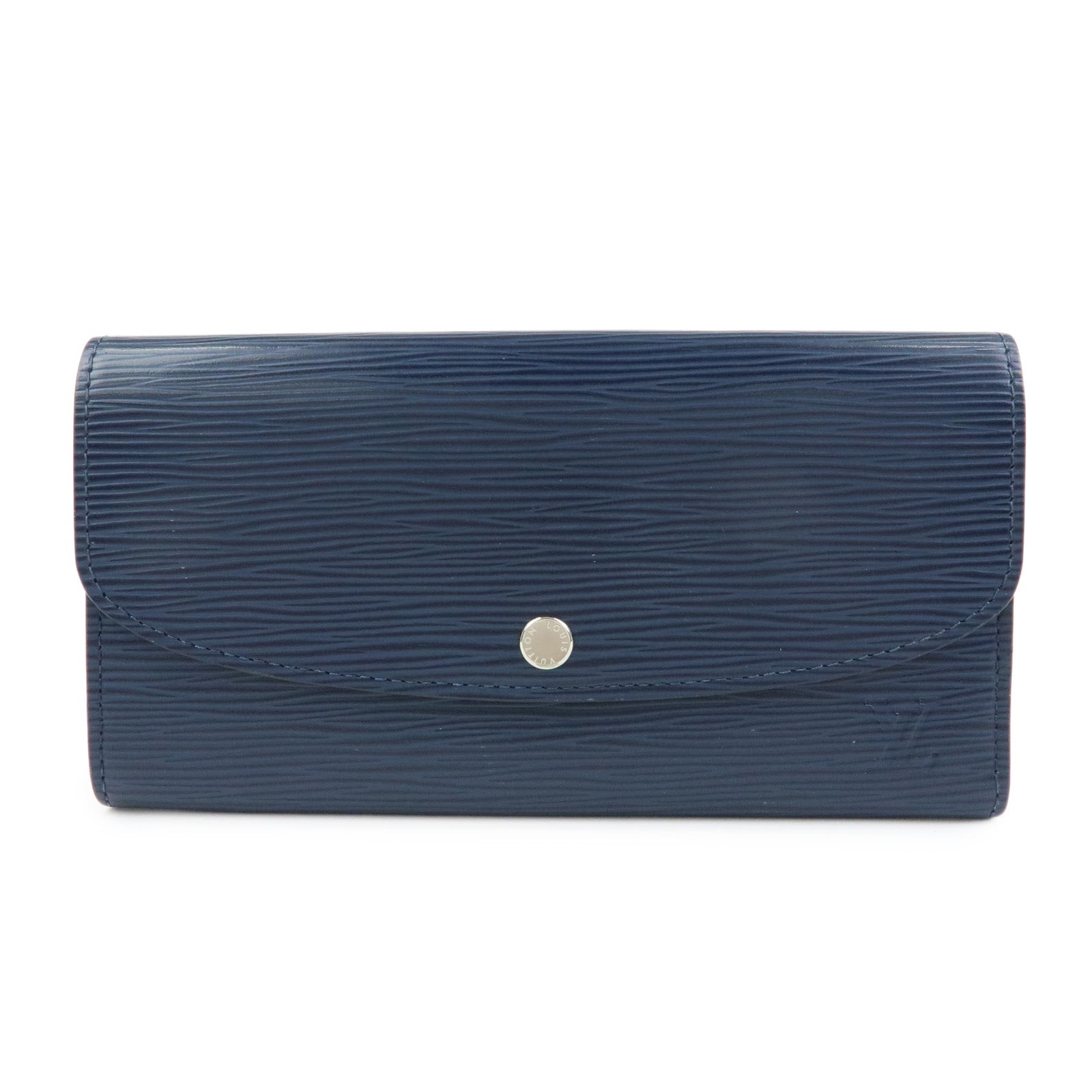 Louis Vuitton Epi Portefeuille Emilie Wallet Indigo Blue M60854