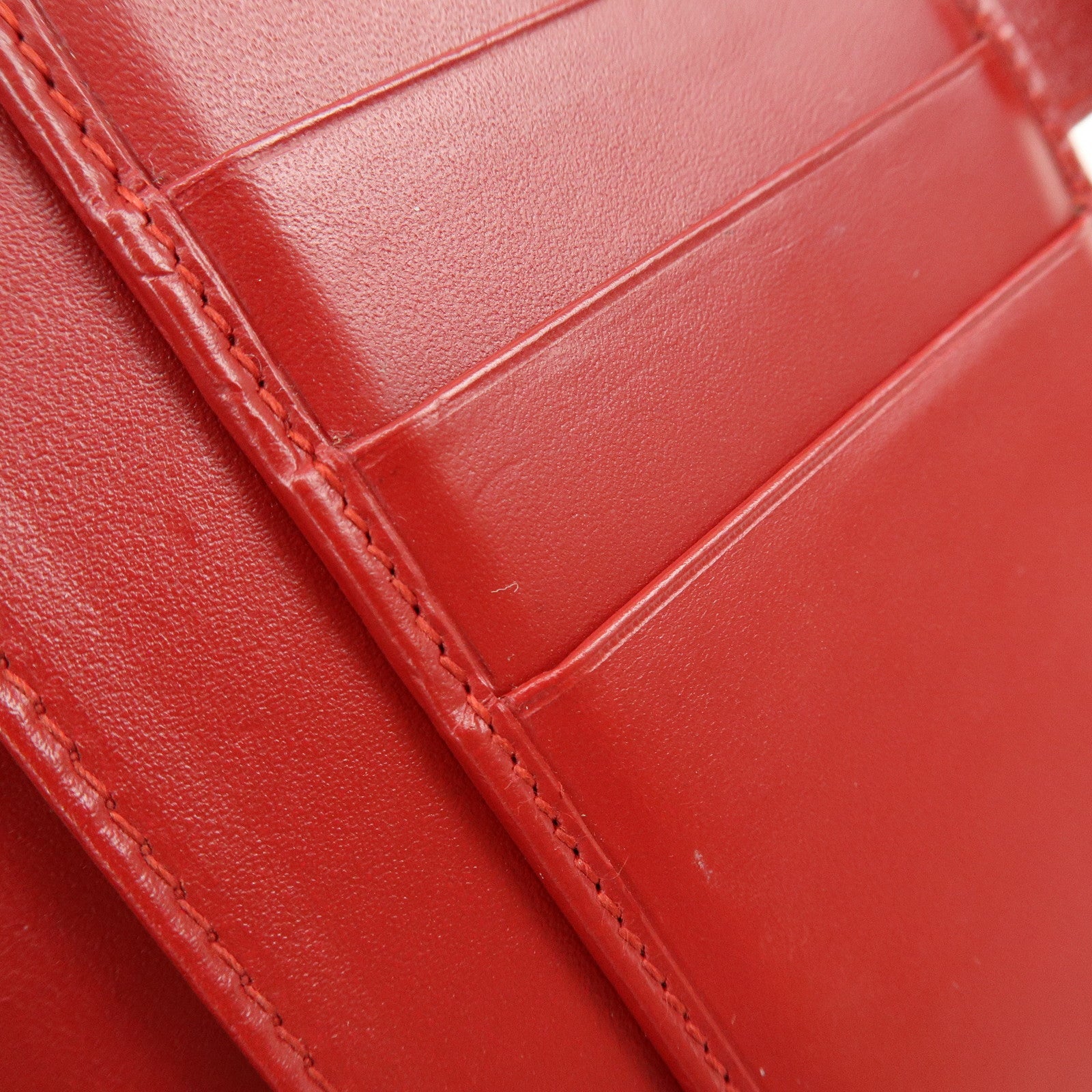 GUCCI Jackie GG Canvas Leather Long Wallet Beige Red 035.0416.2134