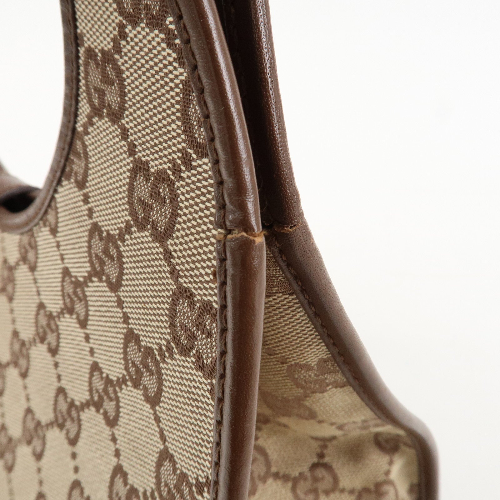 GUCCI Jackie Leather Shoulder Bag Hand Bag Black 002.1067 Used