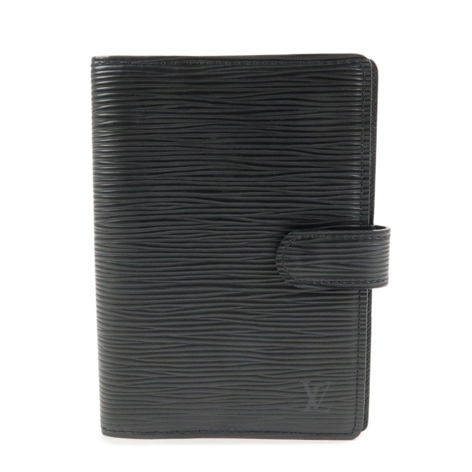 Louis Vuitton Epi Agenda PM Planner Cover Noir R20052