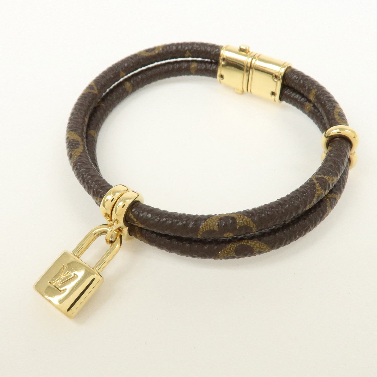 Louis Vuitton Monogram Canvas Keep It Twice Bracelet M8109