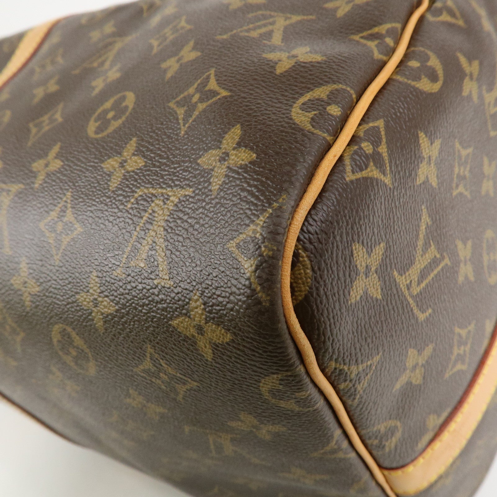 Louis Vuitton Monogram Keep All Bandouliere 55 Bag Brown M41414 Used