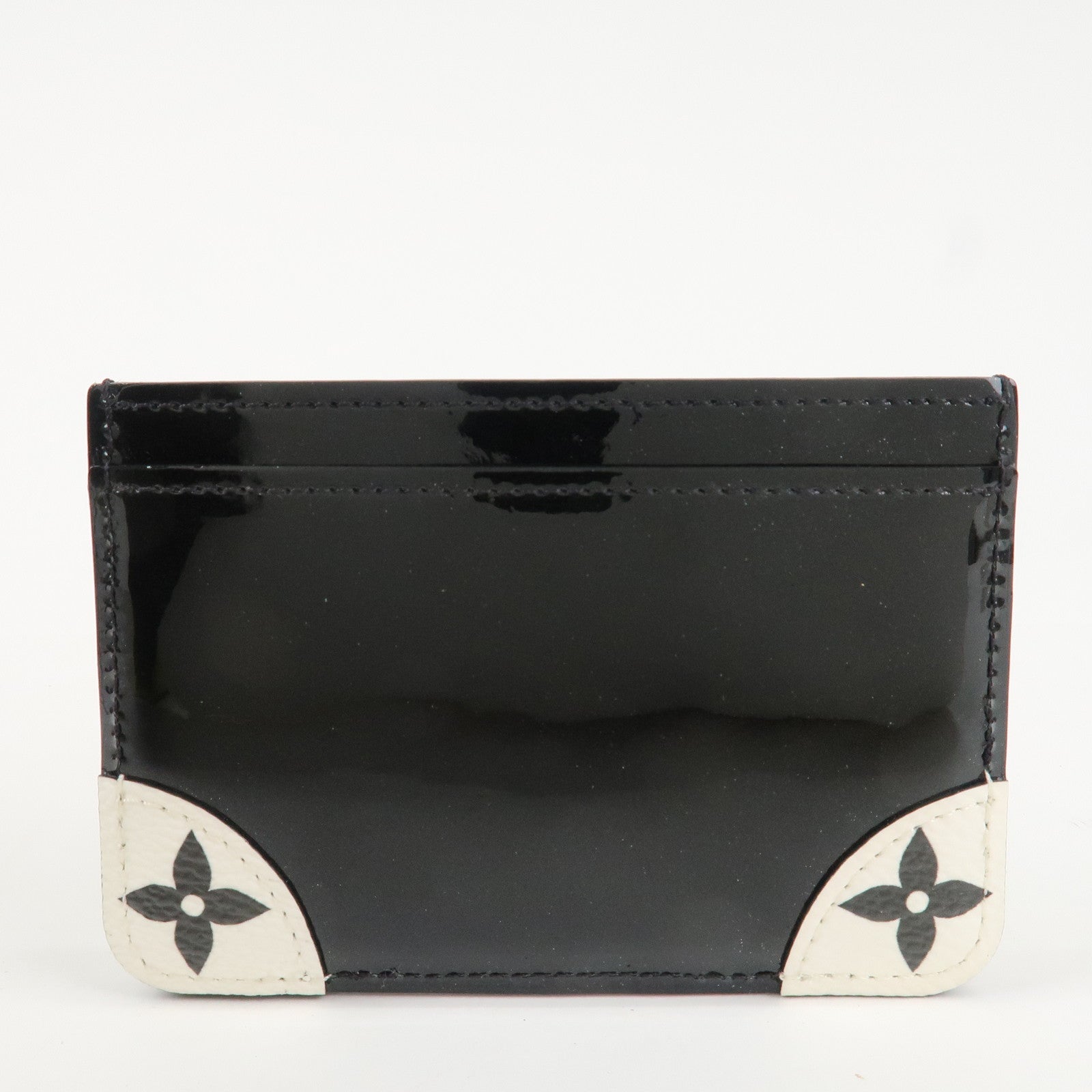 Louis Vuitton Portes Cartes Simple Vernis Leather Card Case M67664 Used