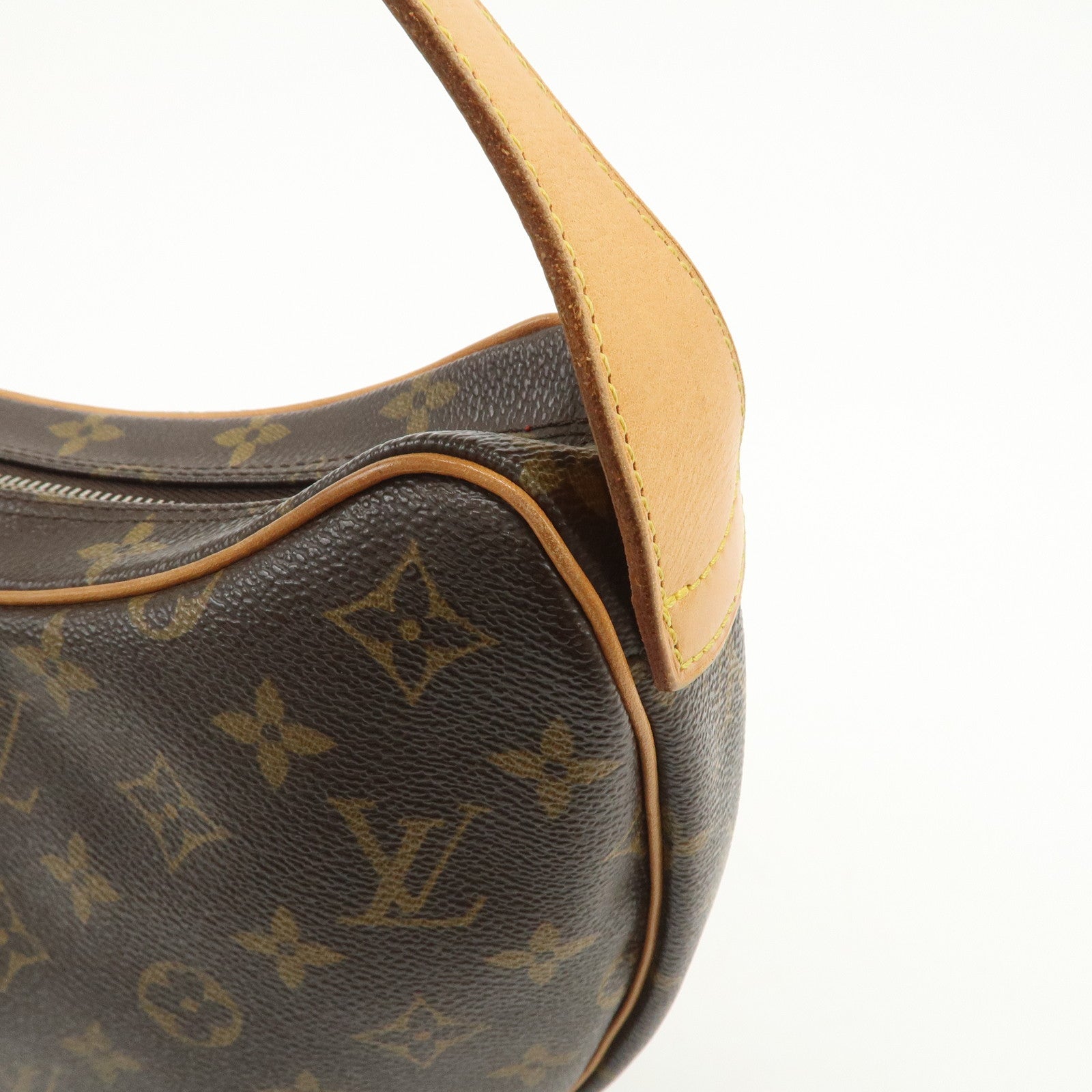 Louis Vuitton Monogram Croissant MM Shoulder Bag Brown M51512