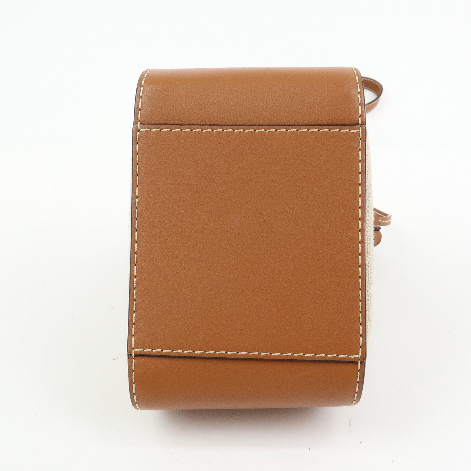 LOEWE Anagram Hammock Cotton Calf Leather Drawstring Mini 2Way Bag