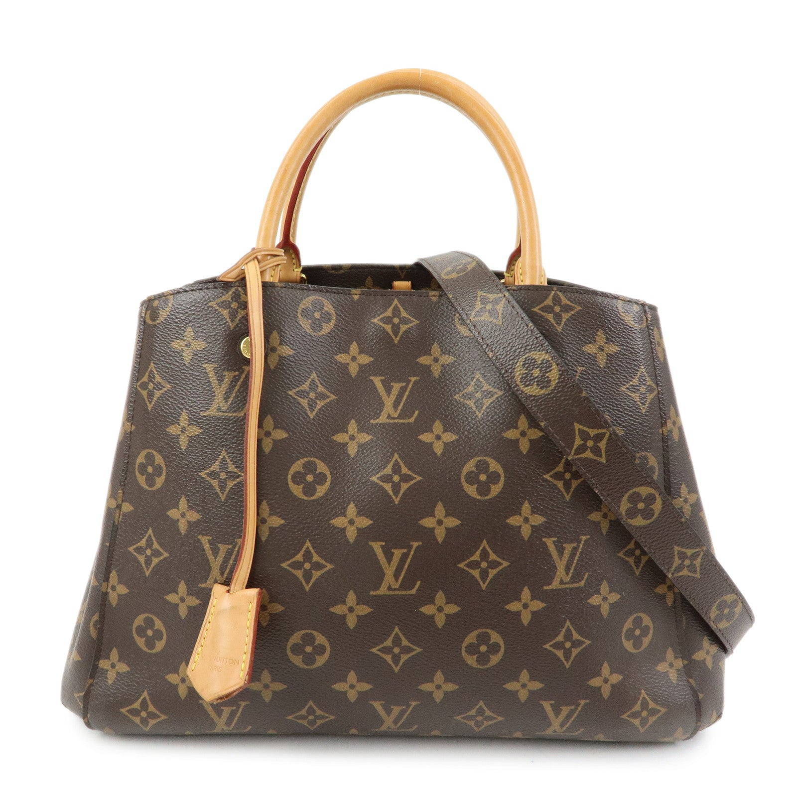 Louis Vuitton Monogram Montaigne MM 2Way Bag Hand Bag M41056