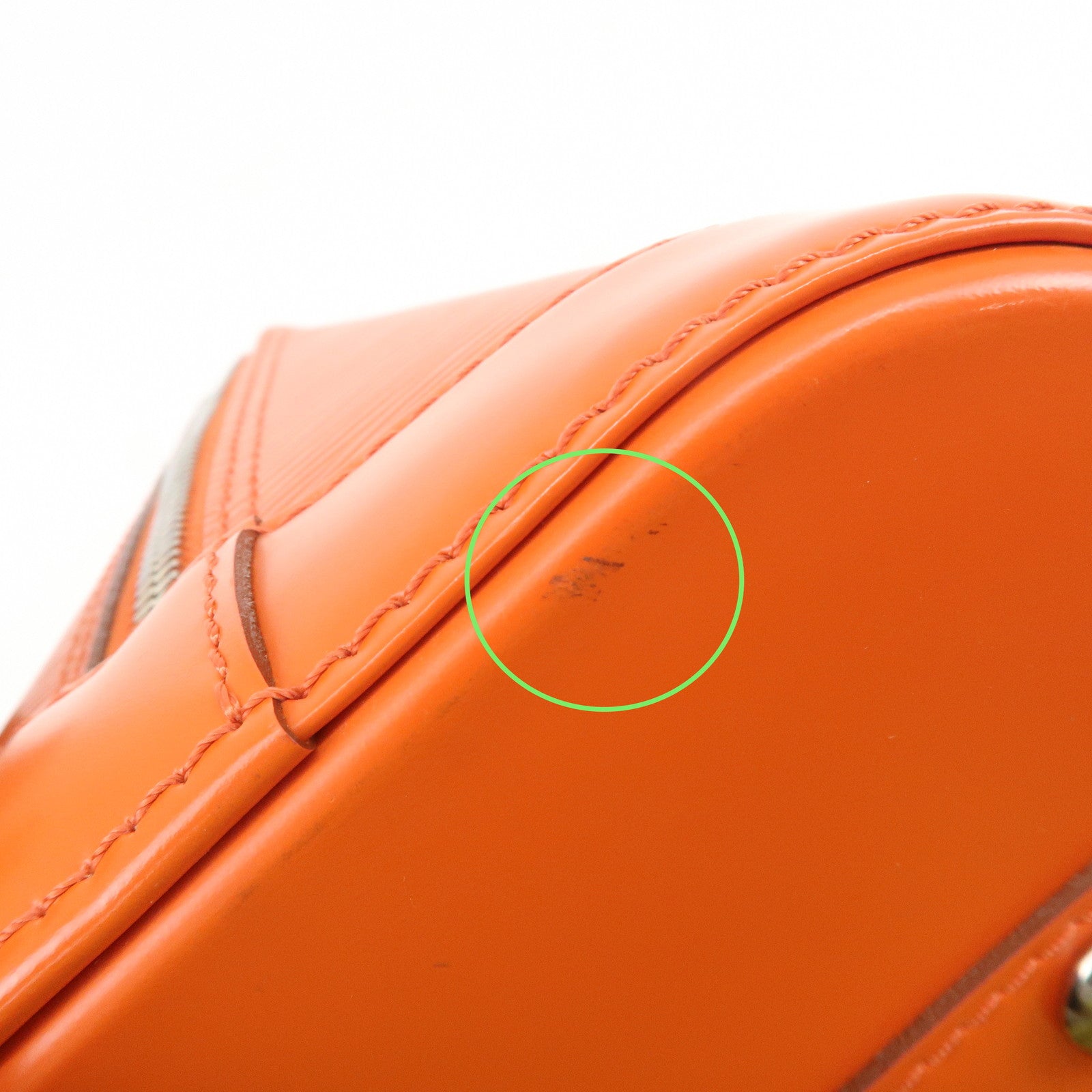 Louis Vuitton Epi Alma PM Hand Bag Pimont Orange M40623