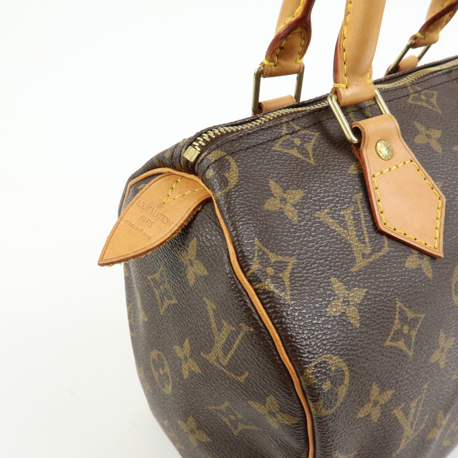 Louis Vuitton Monogram Speedy 25 Boston Bag Hand Bag Brown M41528