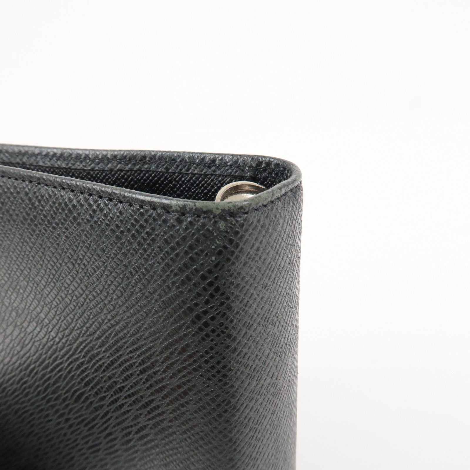 Louis Vuitton Taiga Leather Agenda MM Planner Cover Ardoise R20222