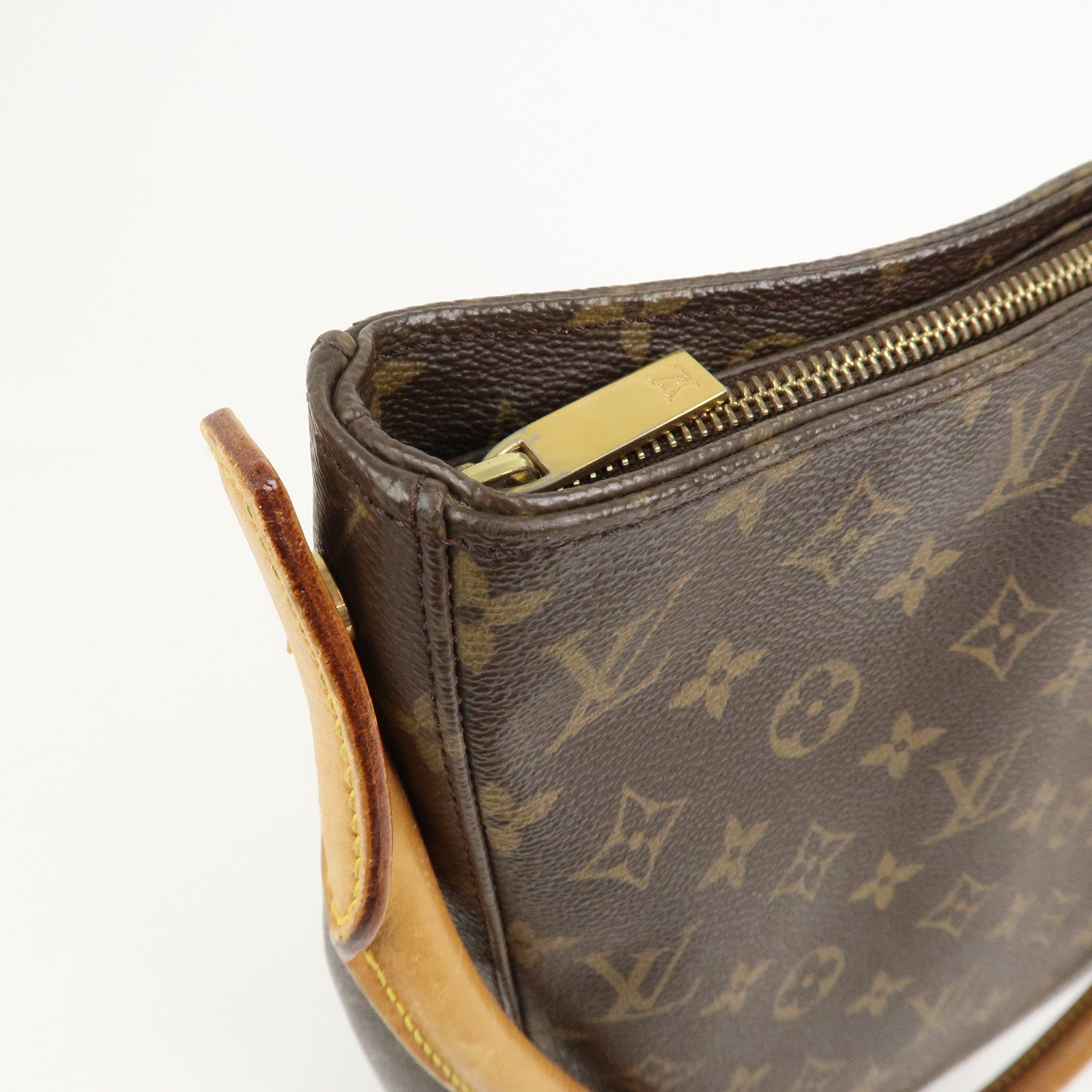 Louis Vuitton Monogram Looping GM Shoulder Bag Brown M51145