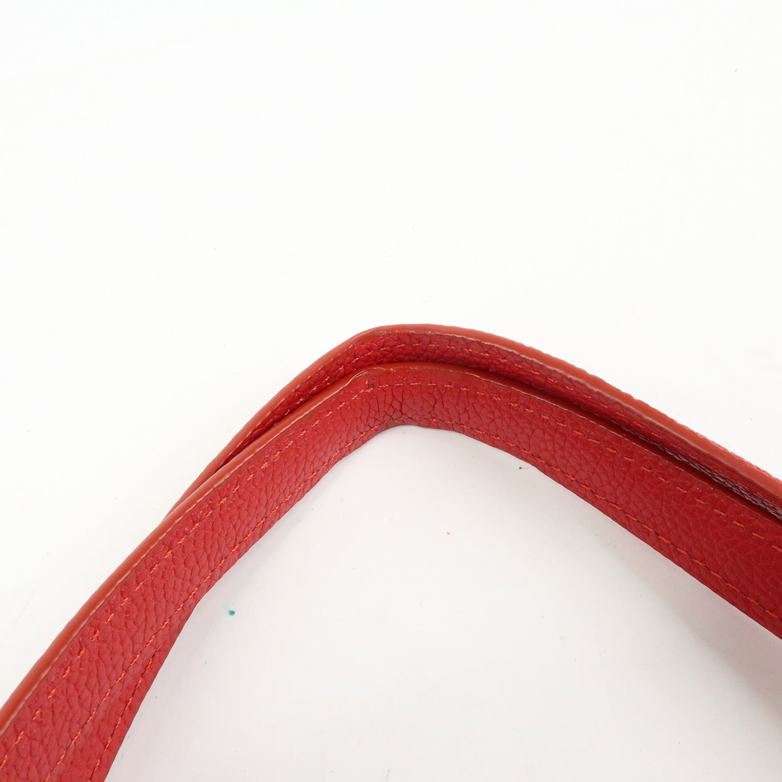 COACH Edie Set of 2 Leather Shoulder Bag Hand Bag Red