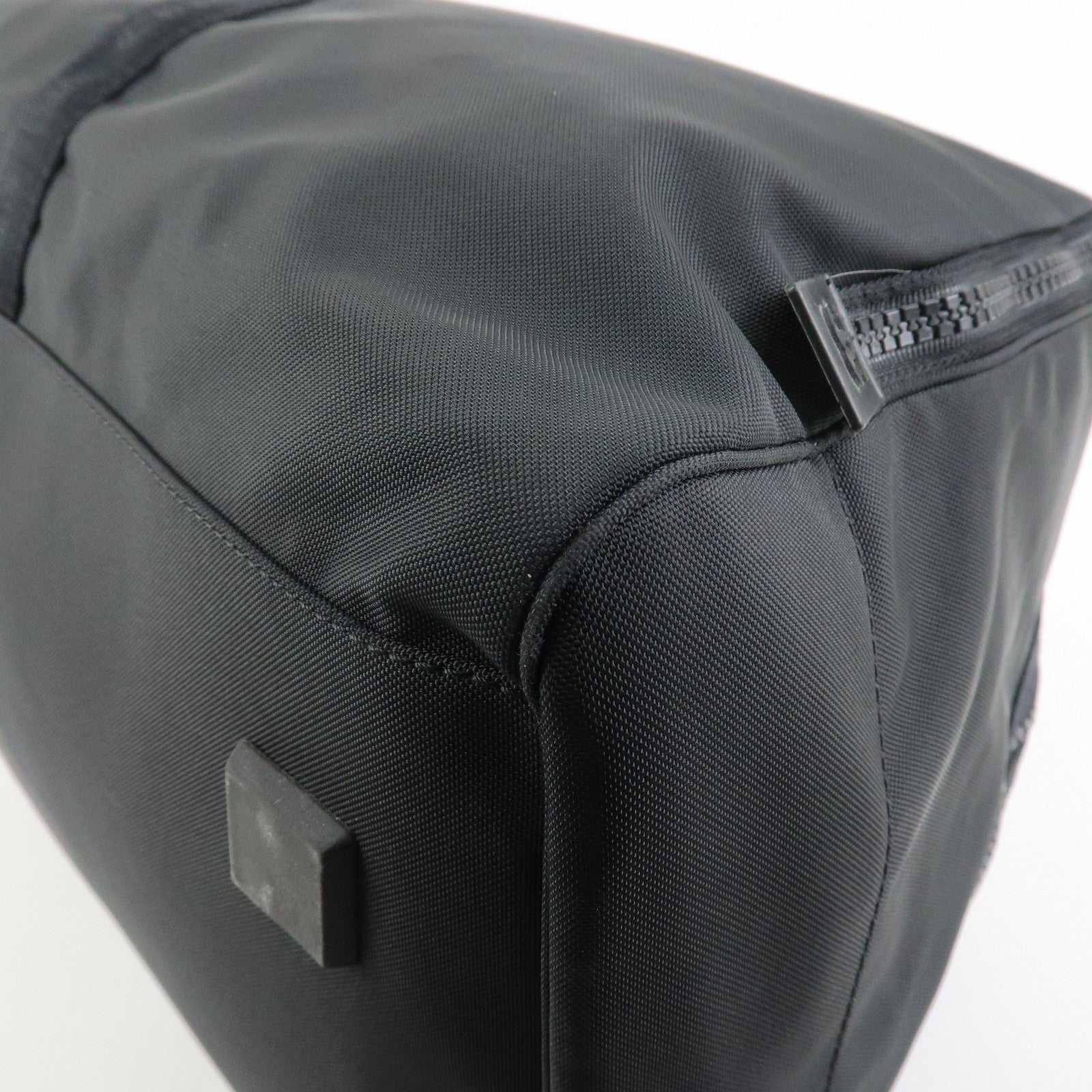 CHANEL Sport Line COCO Mark Nylon Boston Bag Shoulder Bag Black