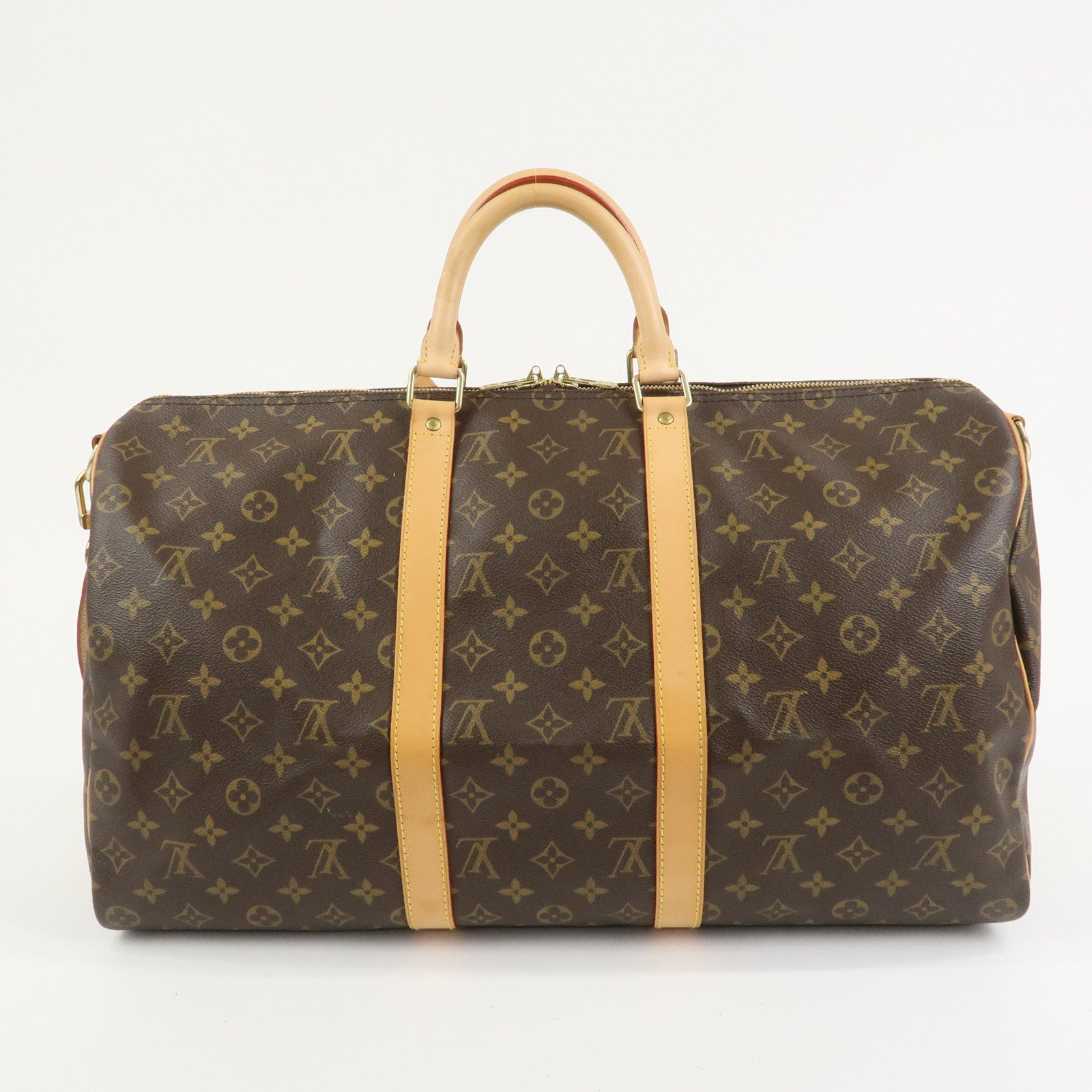 Louis Vuitton Monogram Keep All 50 Bandouliere Boston Bag M41416