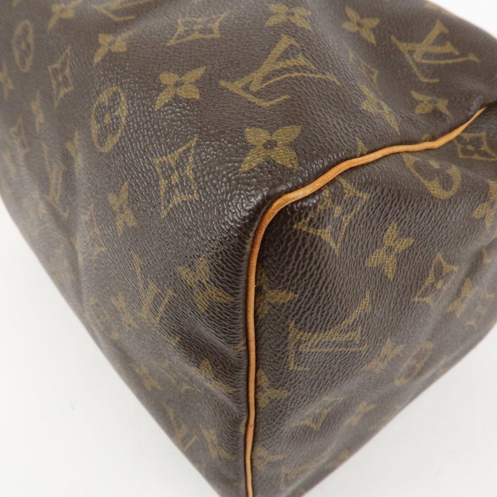 Louis Vuitton Monogram Speedy 30 Boston Bag Hand Bag Brown M41526