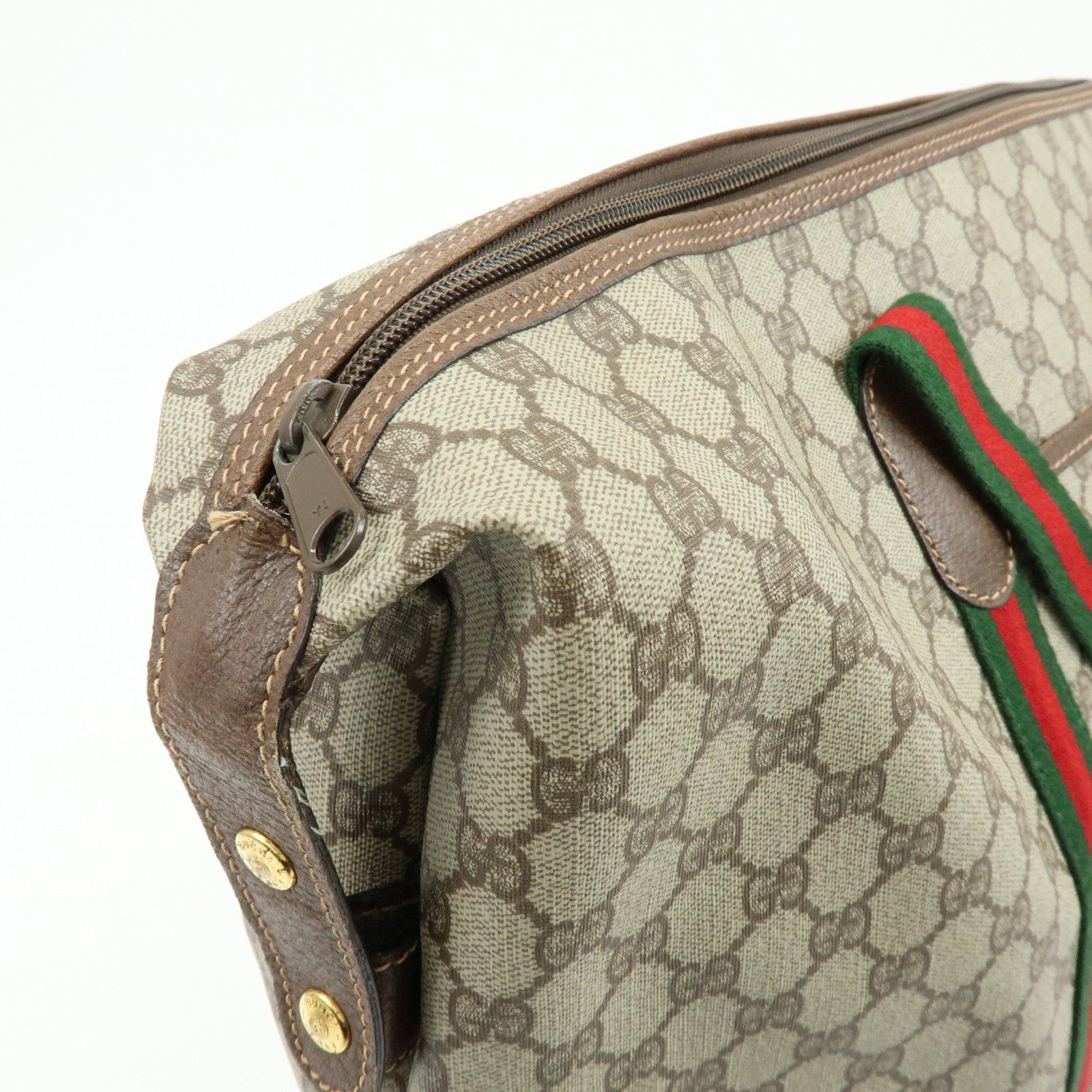 GUCCI Sherry Interlocking G GG Supreme Tote Bag Beige 012・39・6211