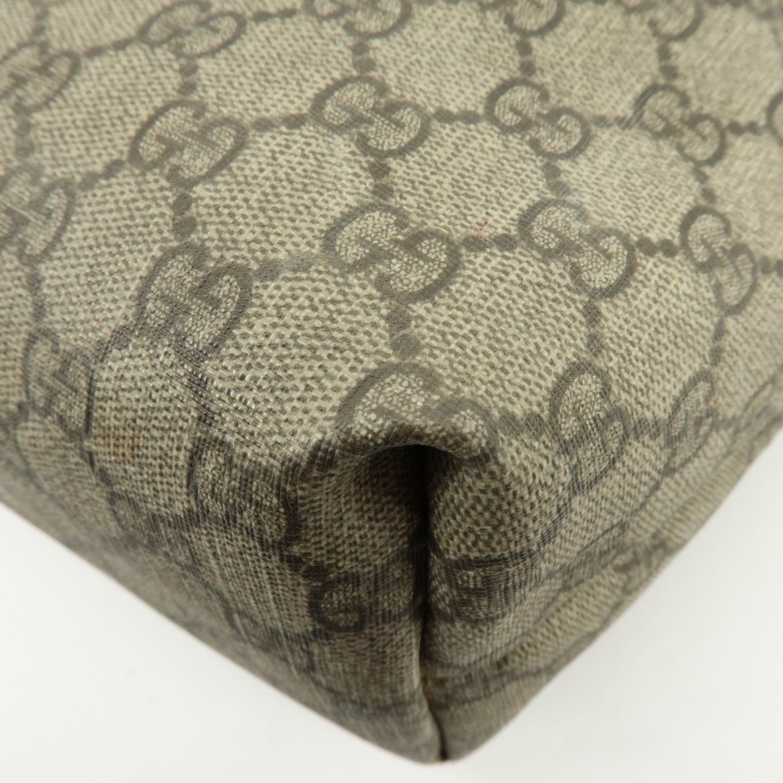 GUCCI GG Supreme Leather Sherry Tote Bag Shoulder Bag 211134