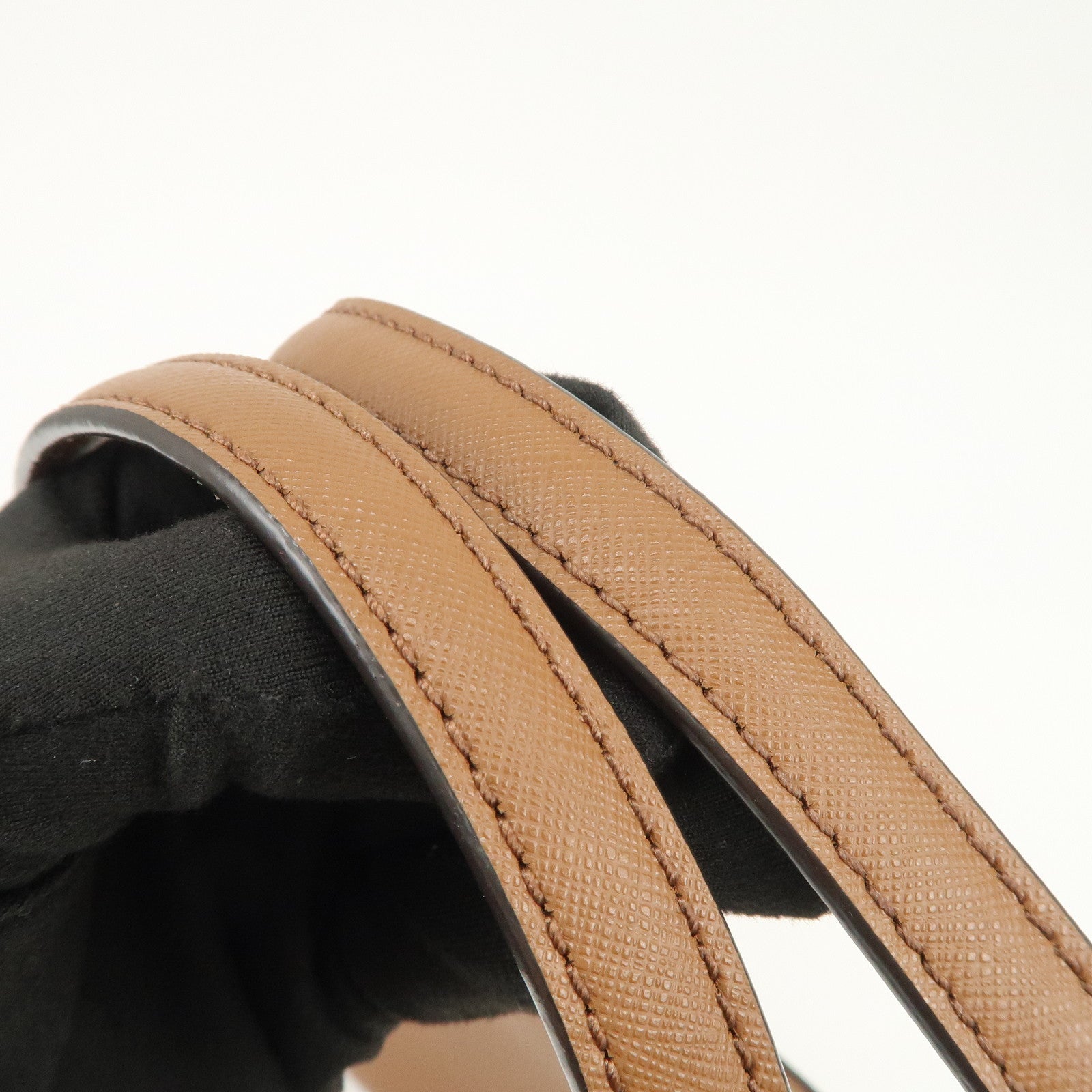 MICHAEL KORS Leather Tote Bag Shoulder Bag Brown Gold