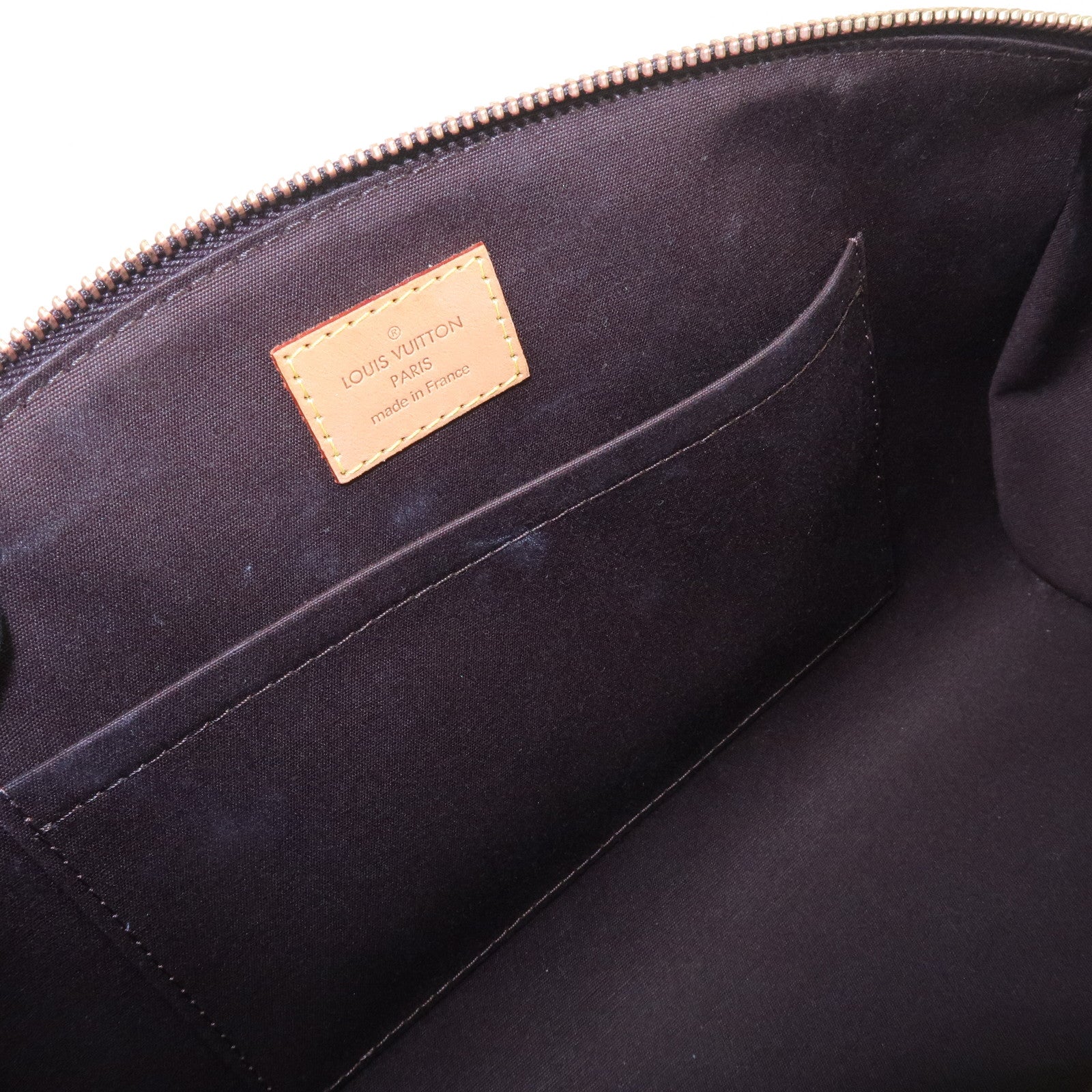 Louis Vuitton Monogram Vernis Leather Sherwood PM Hand Bag M91493