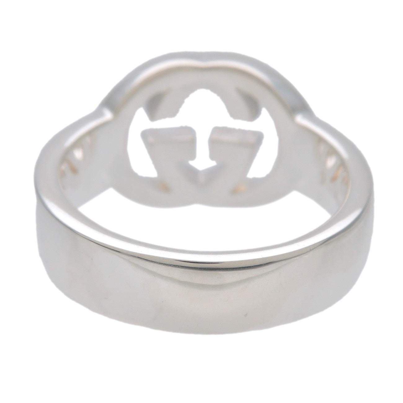 GUCCI Interlocking G Britt Ring SV925 Silver #9 US4.5-5 190483