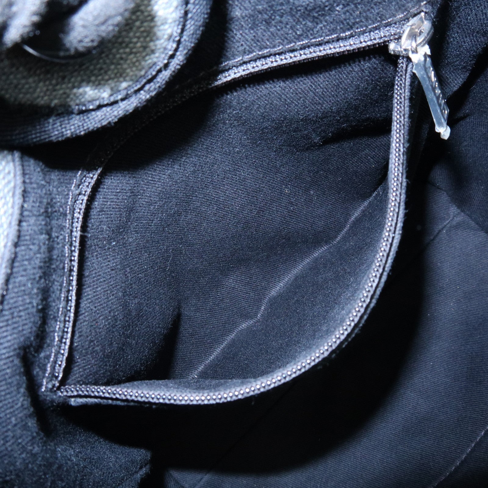 CHANEL Deauville PM Canvas Leather Chain Tote Bag Grey A66939