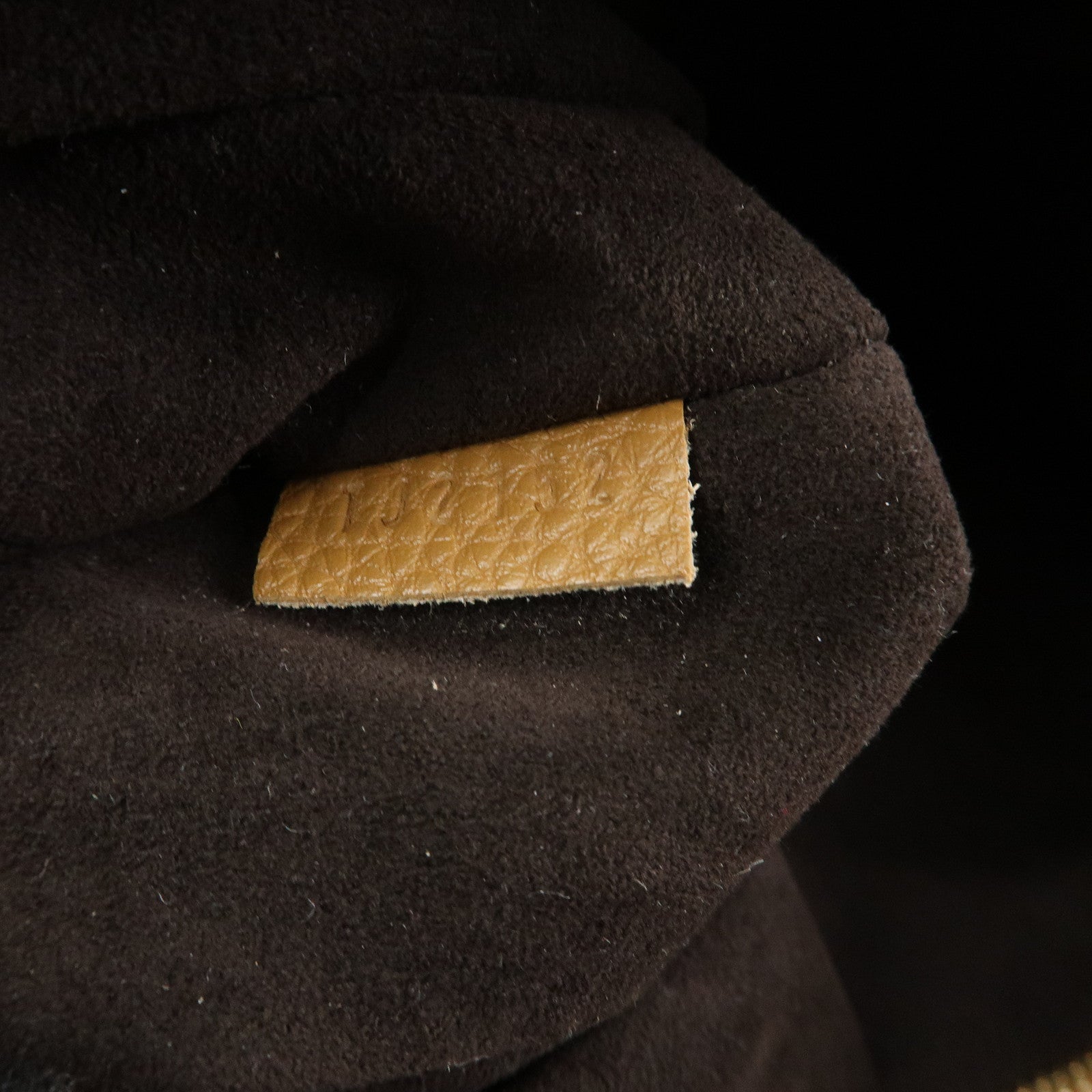 Louis Vuitton Monogram Mahina Selene MM Shoulder Bag Caramel M94214