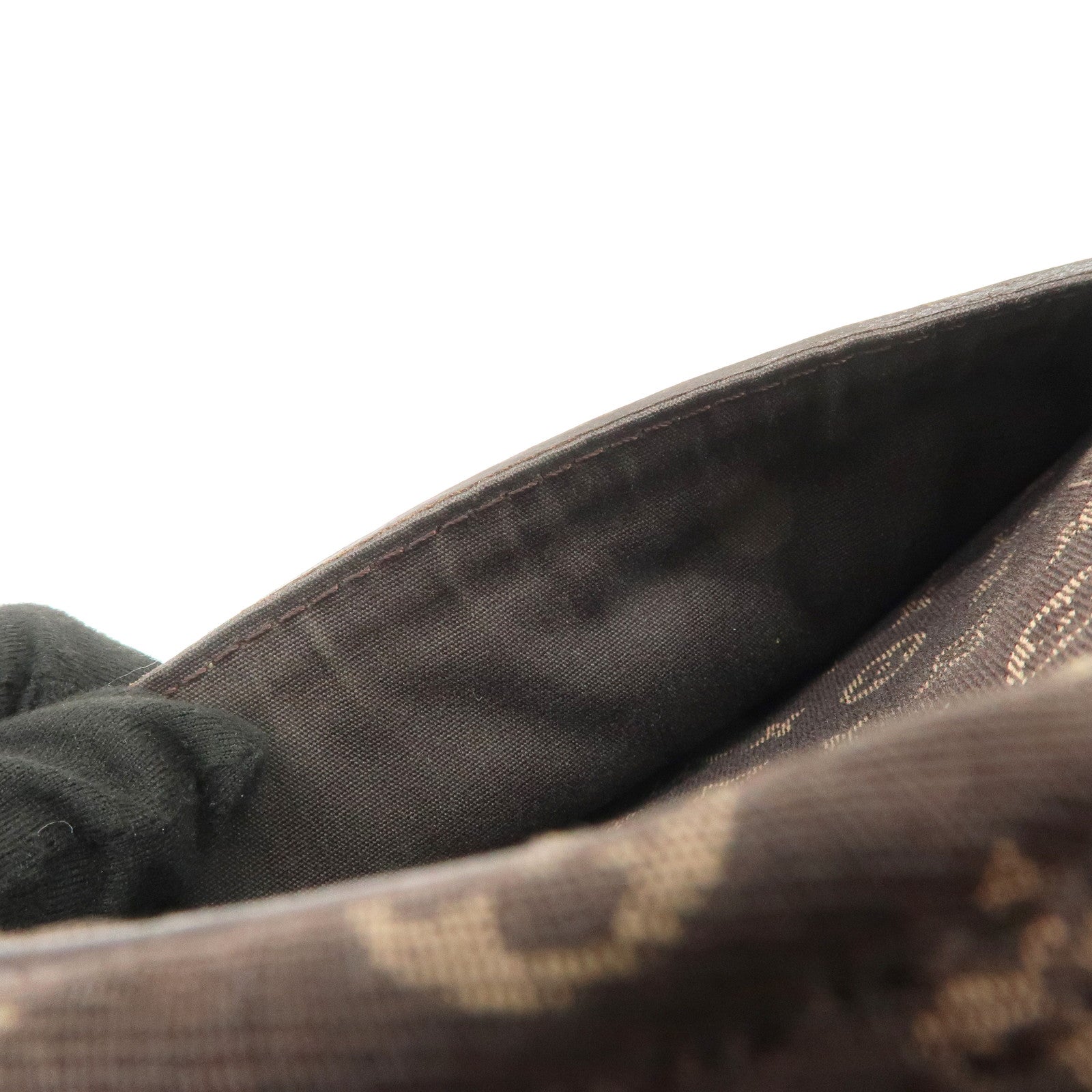 Louis Vuitton Monogram Mini Lin Danube Shoulder Bag Brown M95228