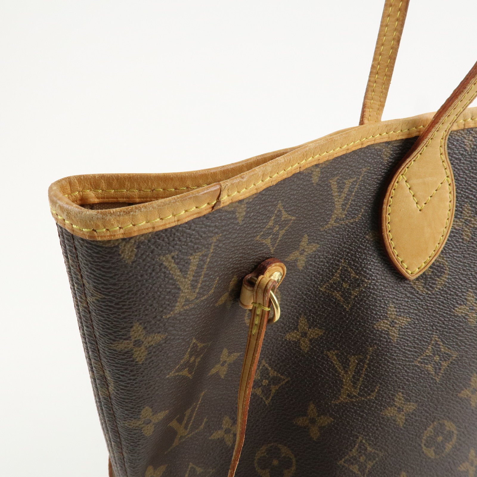 Louis Vuitton Monogram Neverfull MM Tote Bag Brown M40156 Used