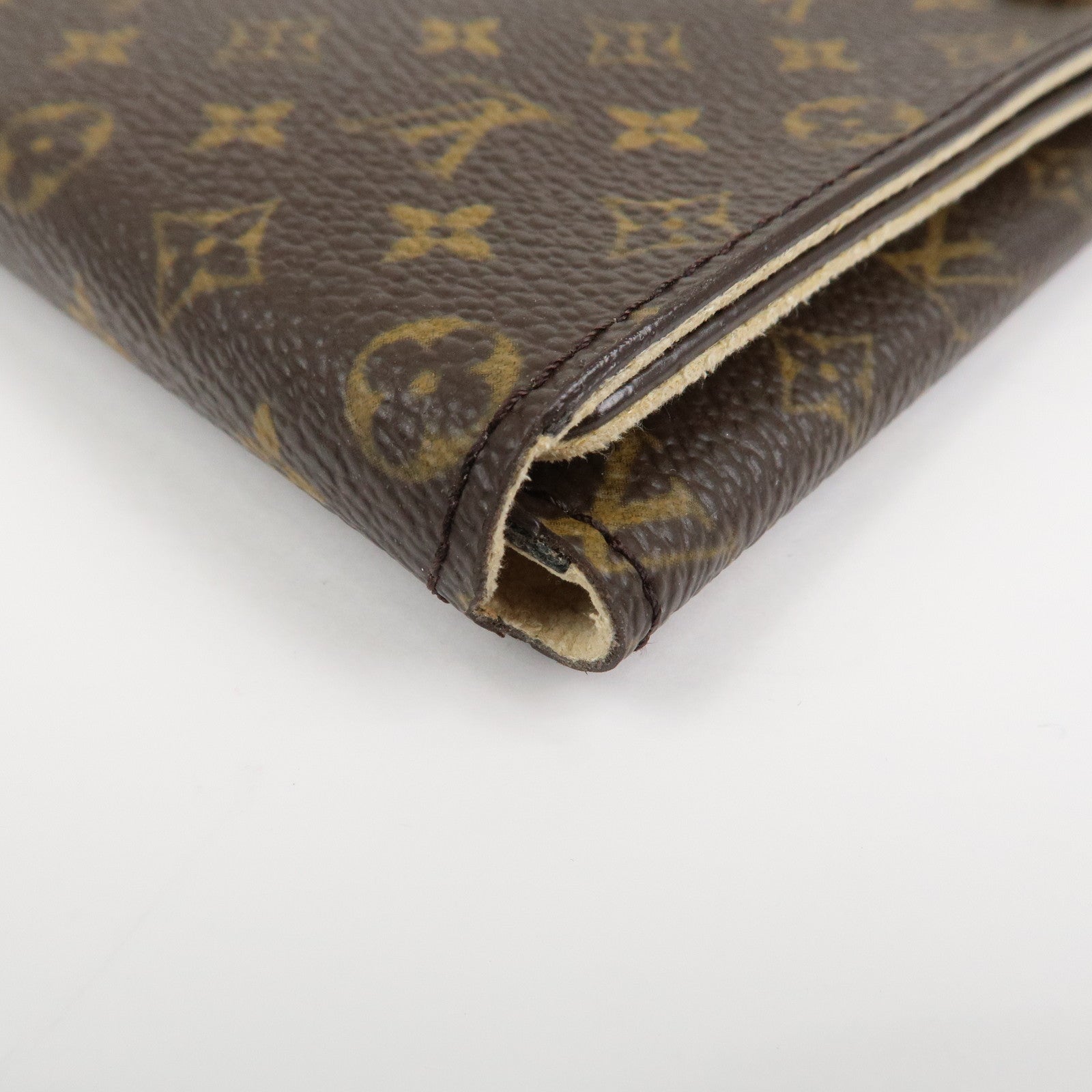 Louis Vuitton Monogram Canvas Jewelry Case for Earrings Brown