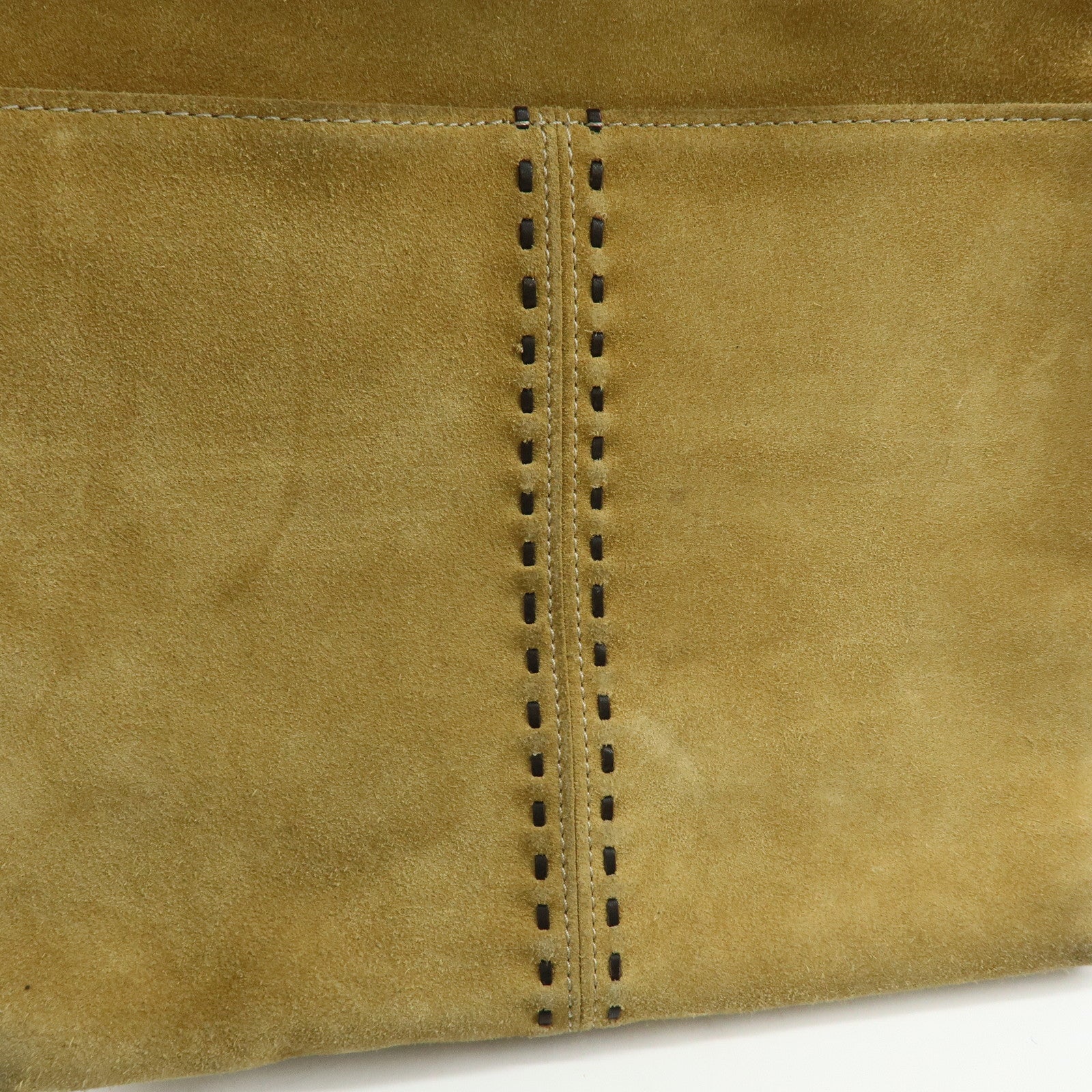 LOEWE Anagram Suede Leather Shoulder Bag Crossbody Bag Beige