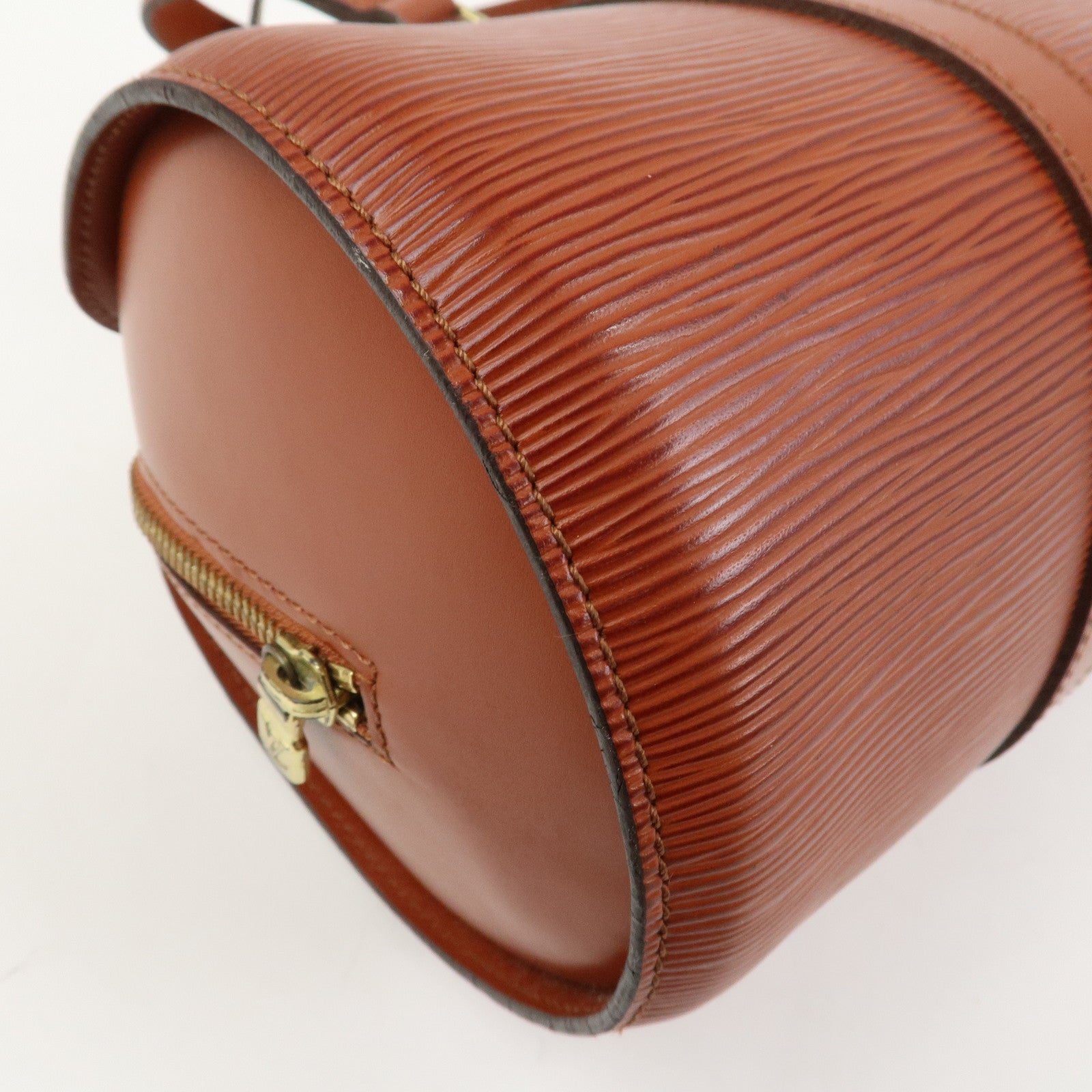 Louis Vuitton Epi Leather Soufflot Hand Bag Kenya Brown M52223