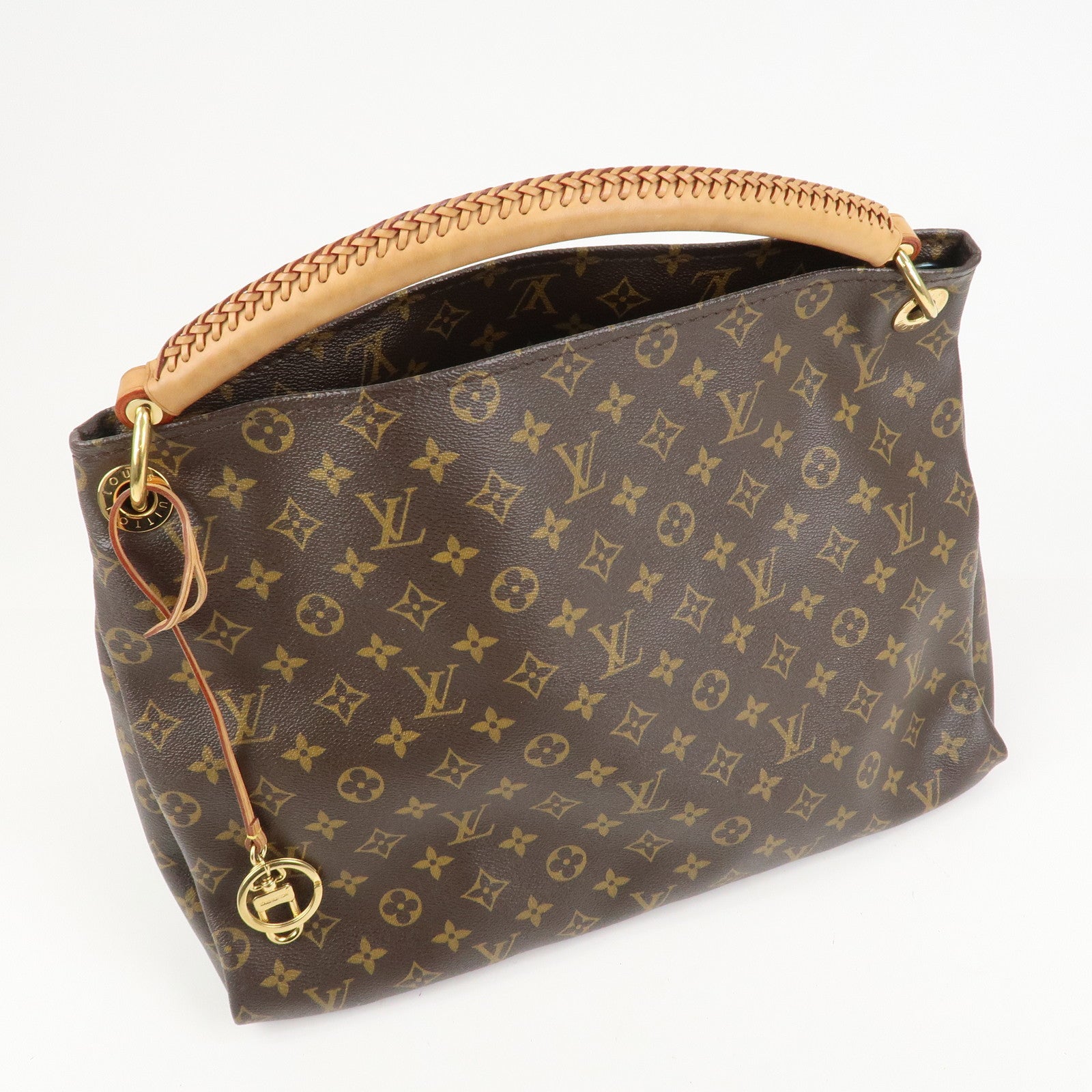 Louis Vuitton Monogram Artsy MM Shoulder Bag Brown M40249