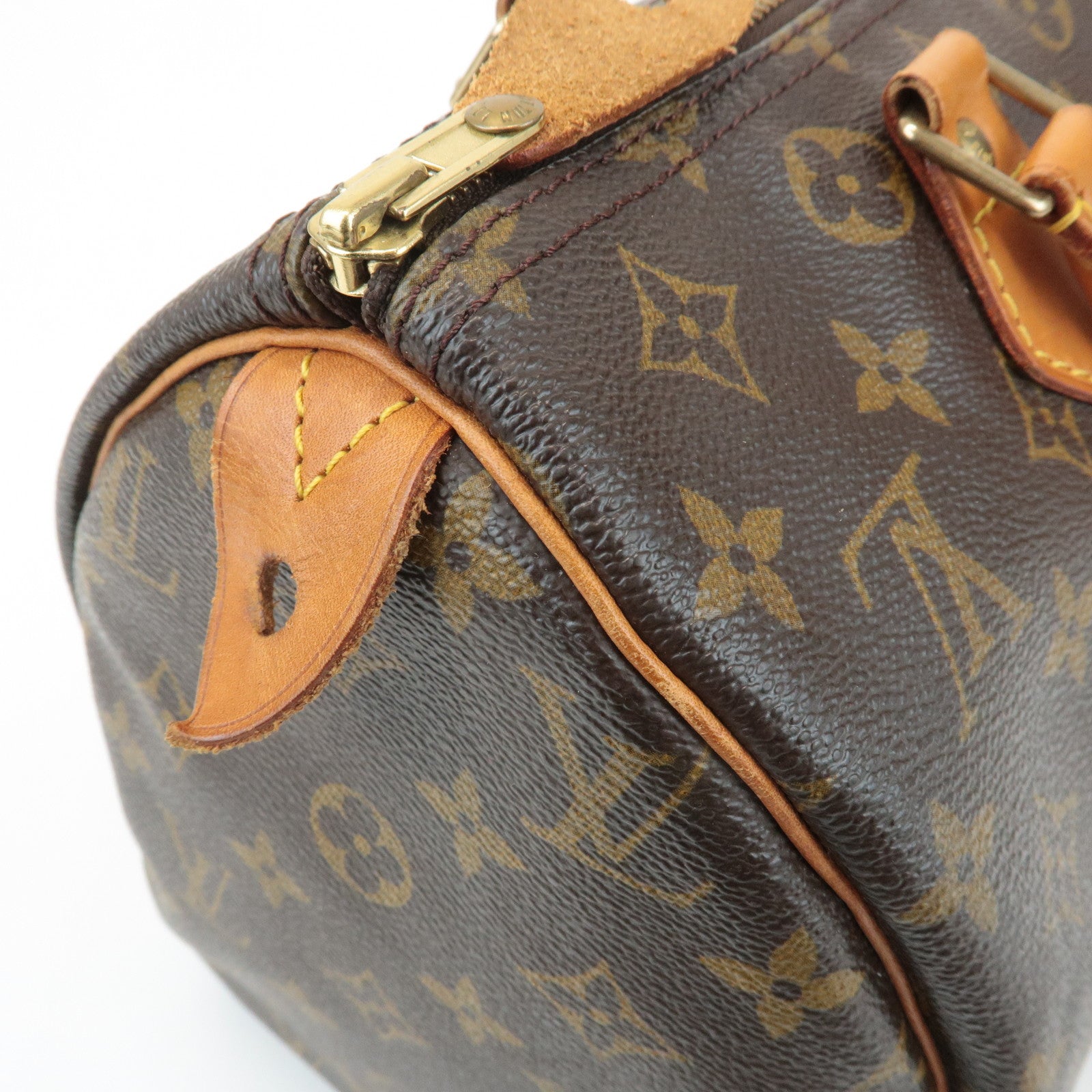 Louis Vuitton Monogram Speedy 30 Boston Bag Hand Bag Brown M41526