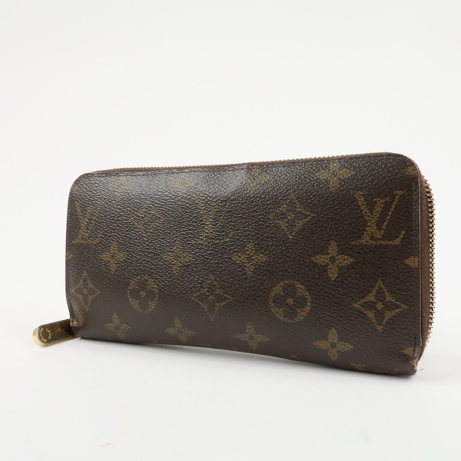 Louis Vuitton Monogram Zippy Round Long Wallet Brown M42616
