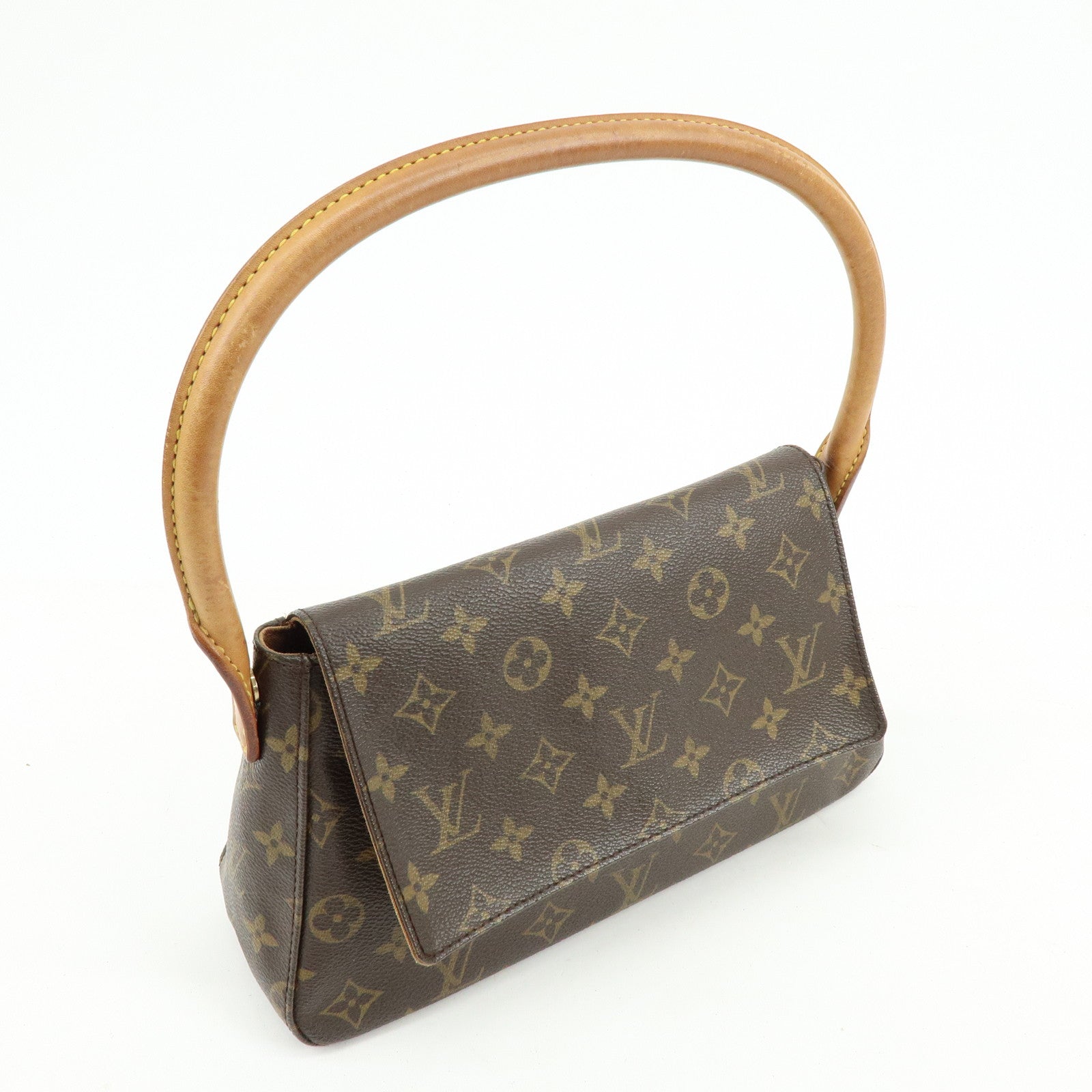 Louis Vuitton Monogram Mini Looping Shoulder Bag Brown M51147