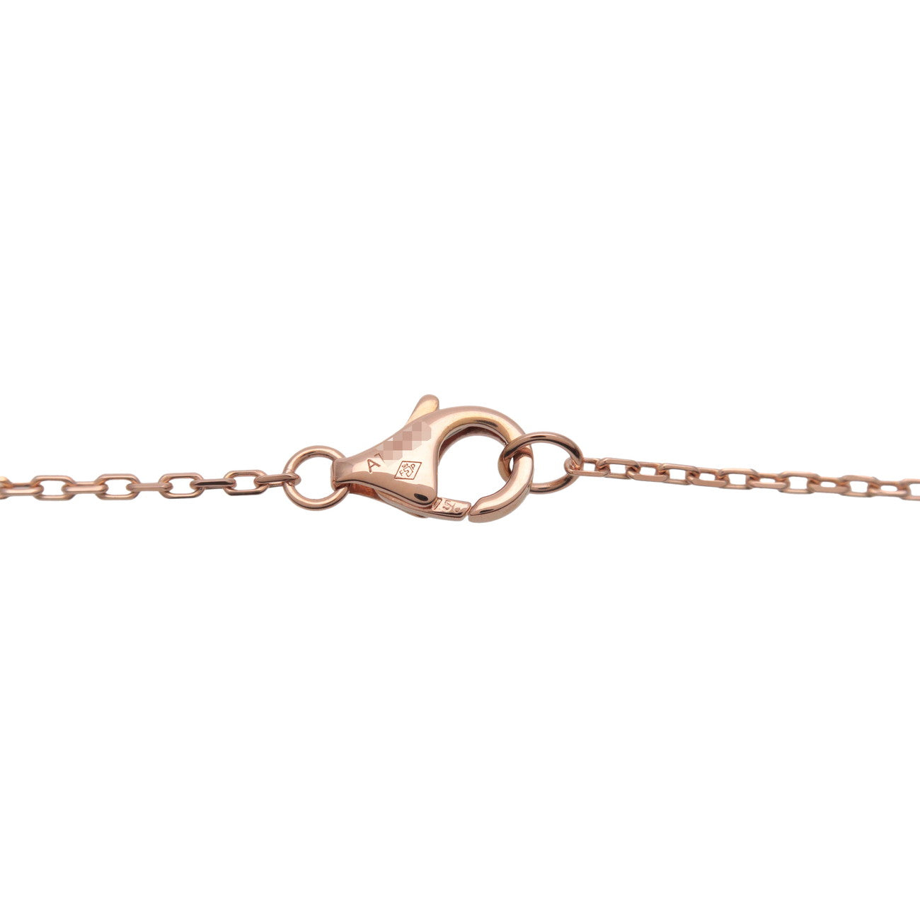 Cartier Trinity Diamond Heart Necklace K18 Yellow Rose White Gold