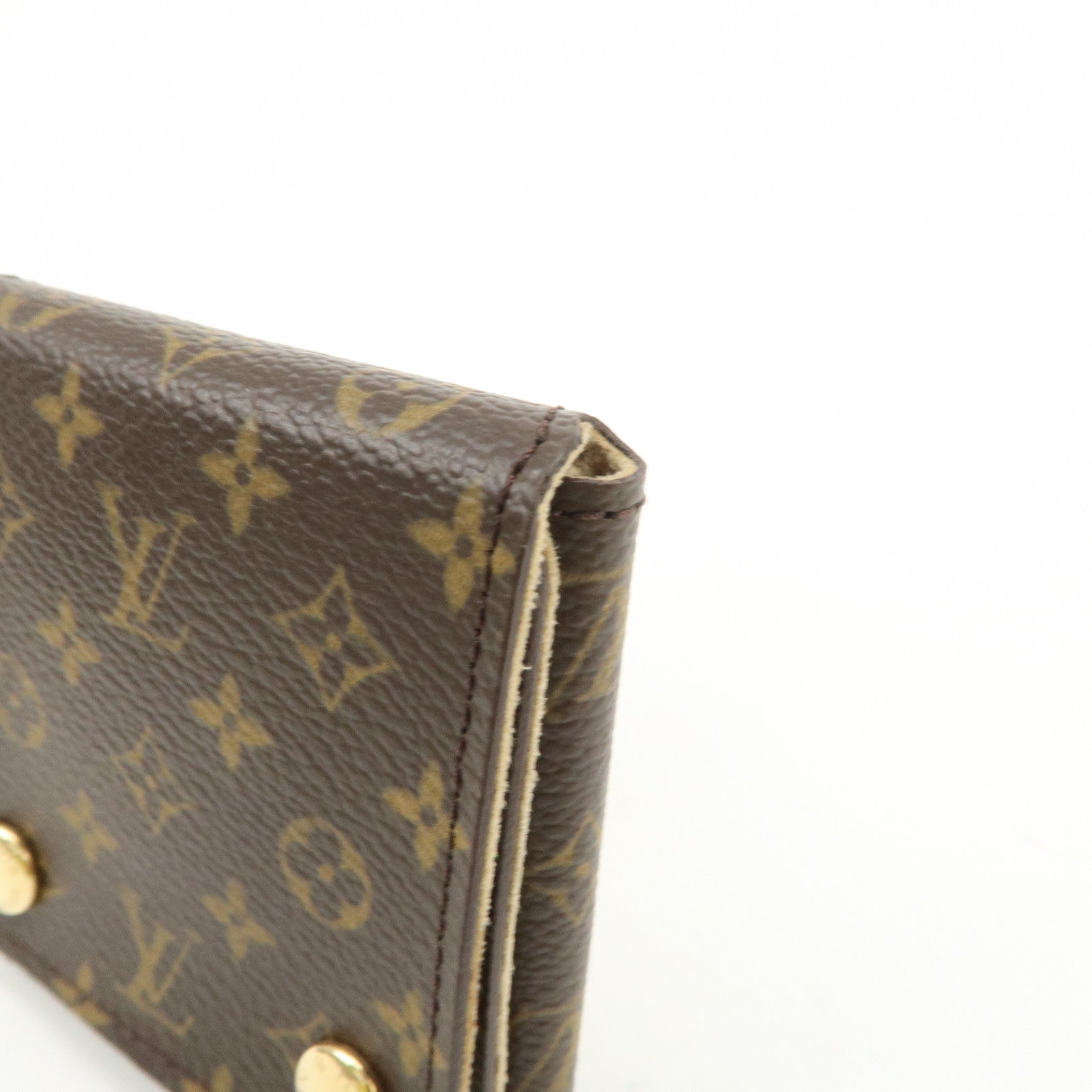 Louis Vuitton Monogram Jewelry Case Jewelry Box Brown