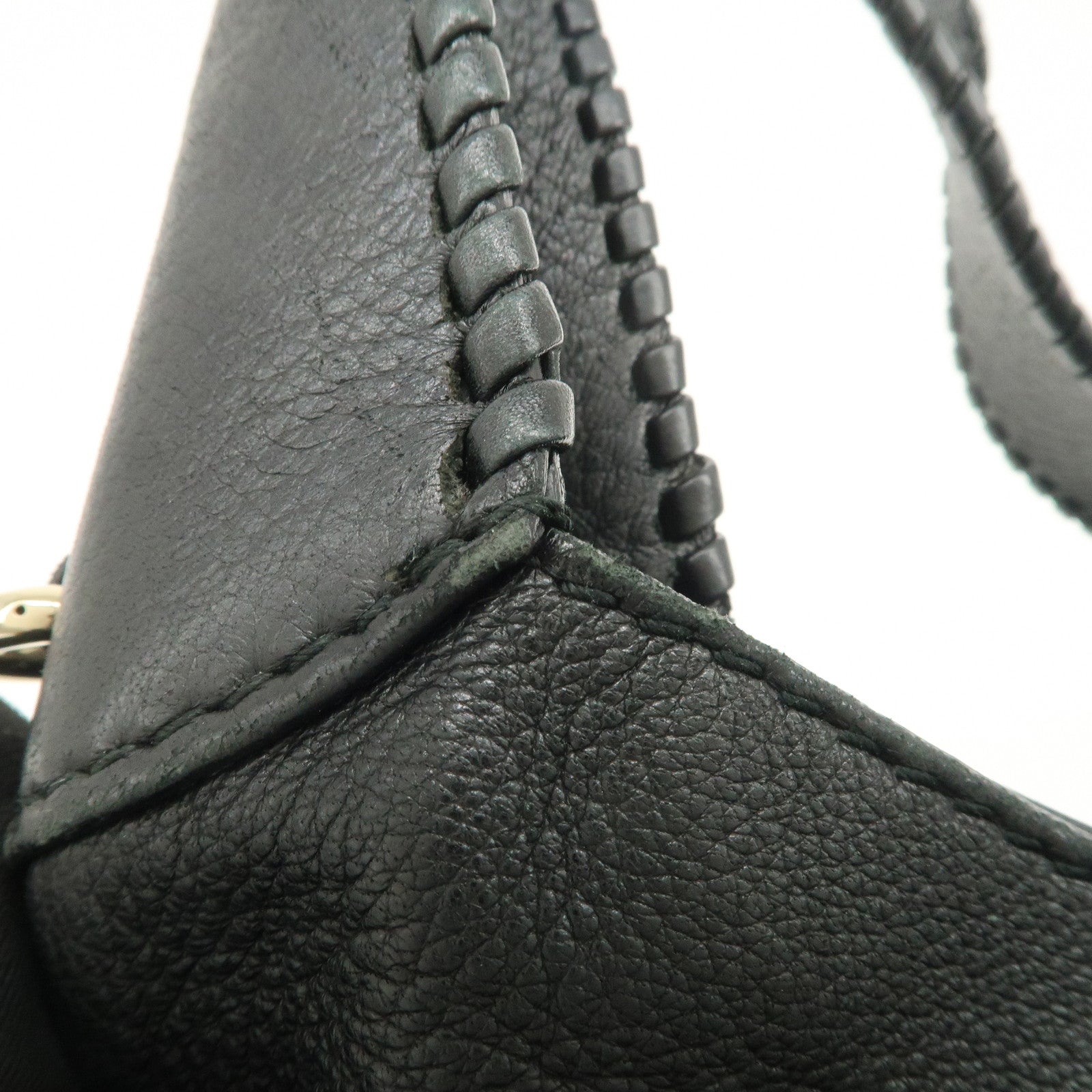 GUCCI New Jackie Leather 2Way Shoulder Hand Bag Black 246907