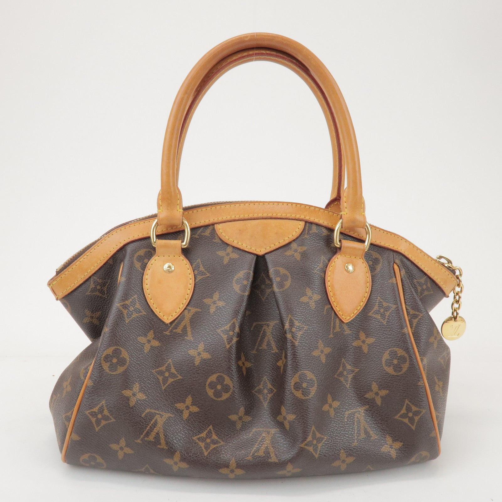 Louis Vuitton Monogram Tivoli PM Hand Bag Shoulder Bag Brown M40143