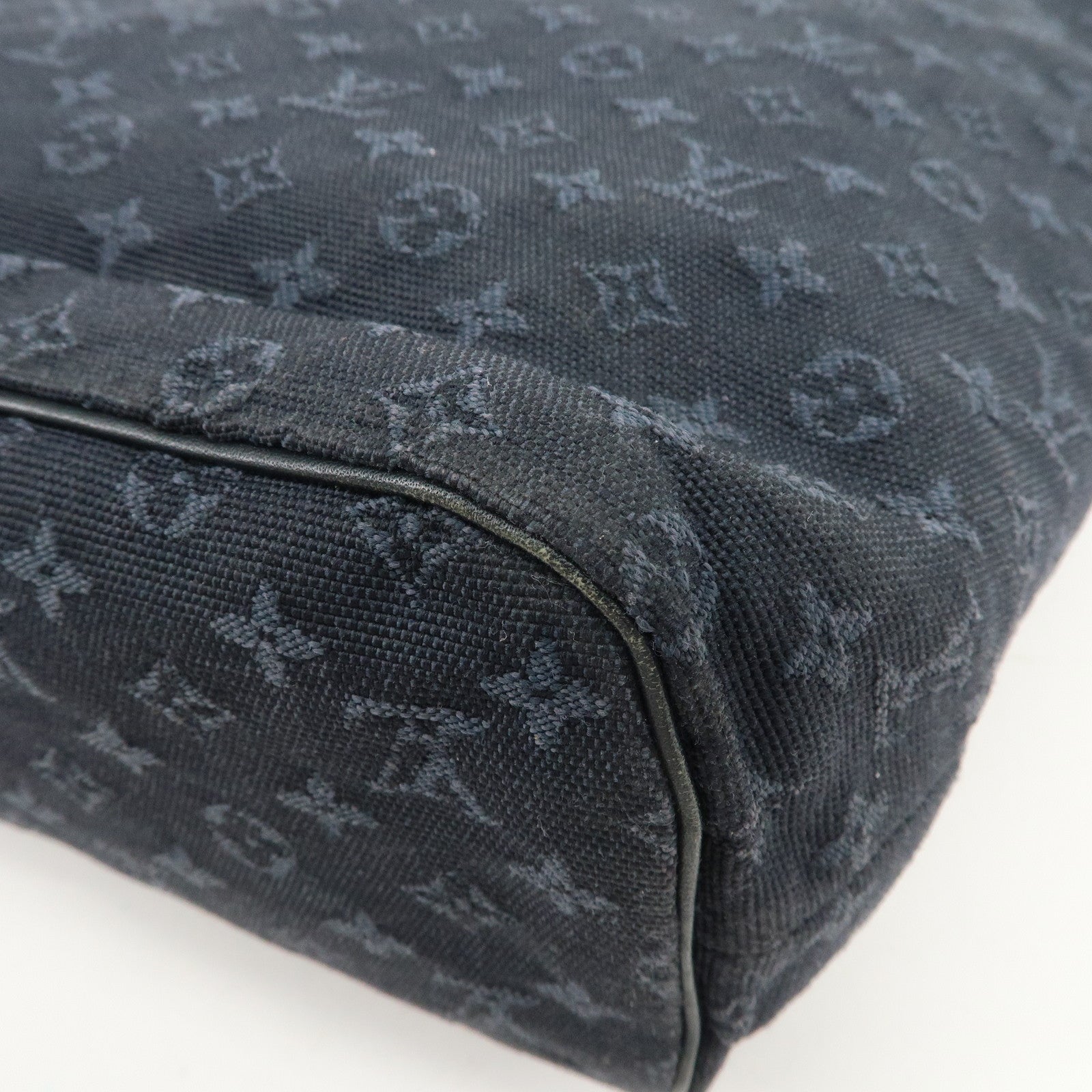 Louis Vuitton Monogram Mini Canvas Lucille GM Tote Bag Blue M92679