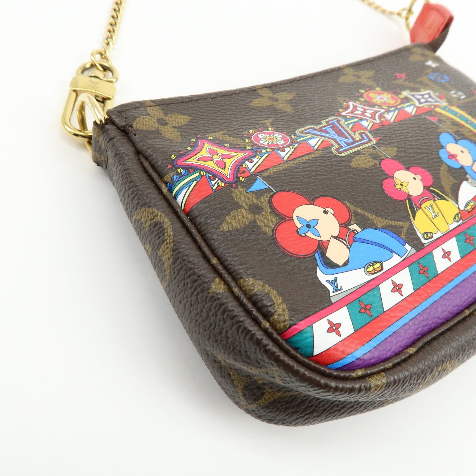 Louis Vuitton Monogram Vivienne Mini Pochette Accessoires M69976