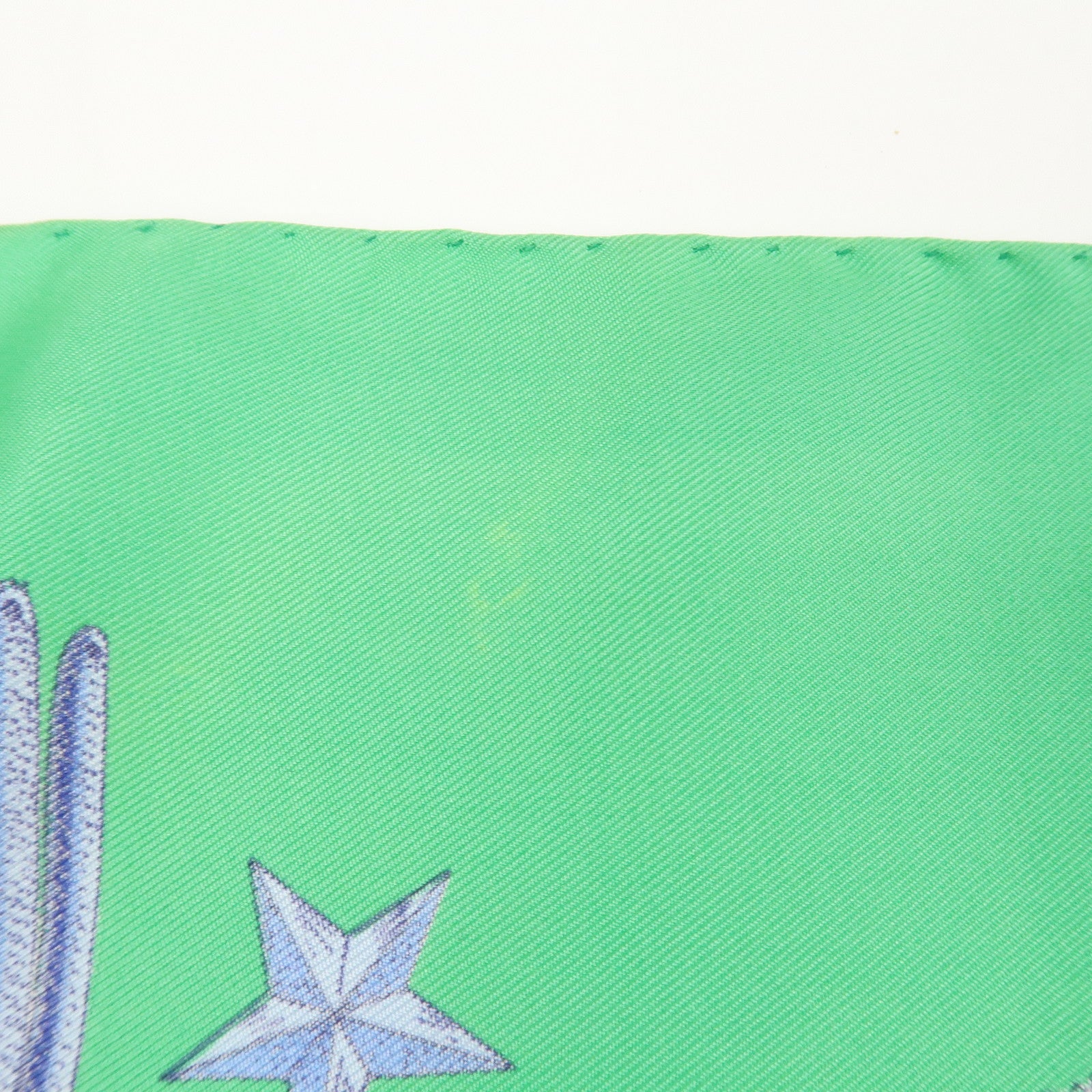 HERMES Carre 90 Silk 100% Scarf Poste et Cavalerie Green Red Blue